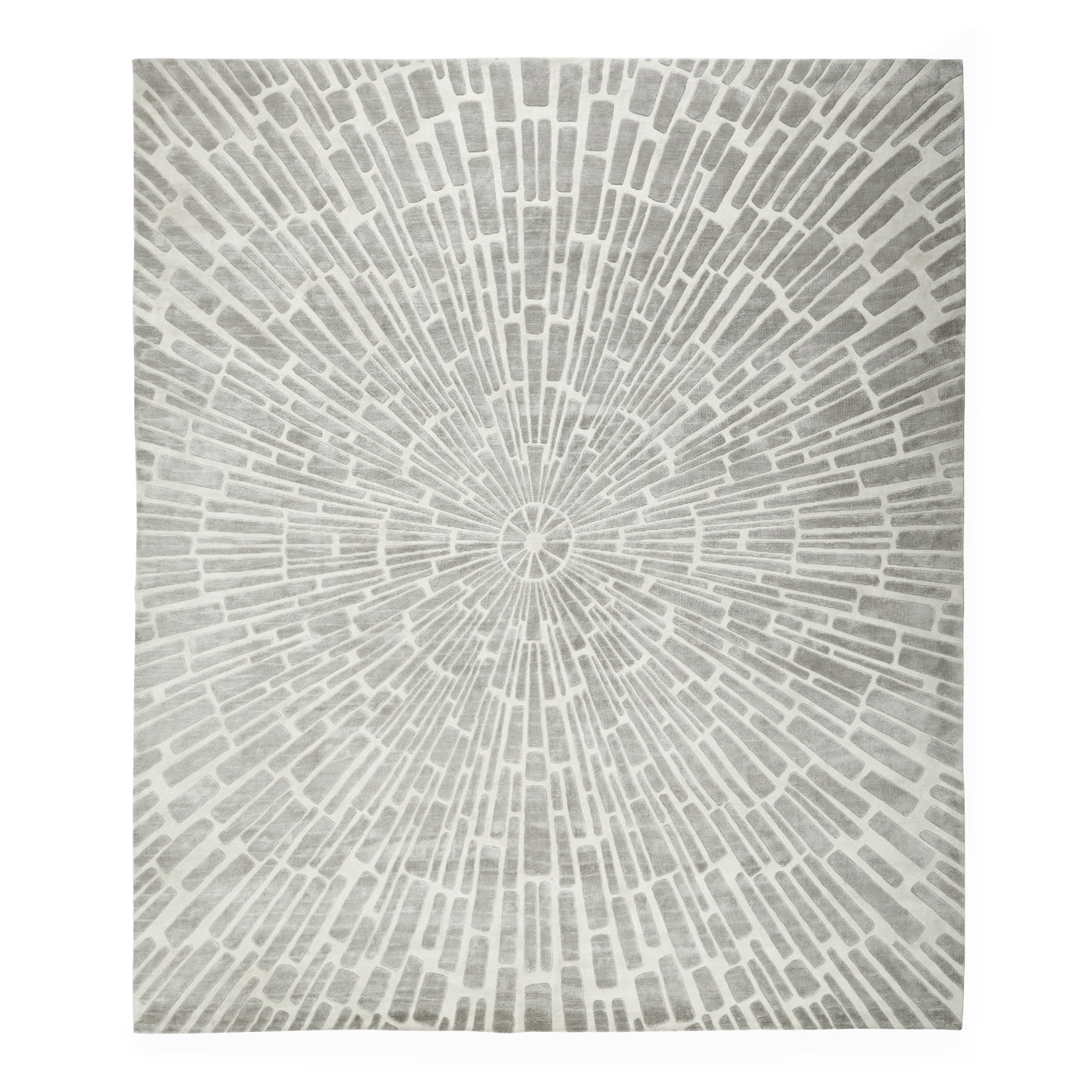 Sunburst Hand Knotted Rug - Premium Bohemian Style Area Rug for Living Room, Bedroom & Dining Room - Soft & Durable Home Decor