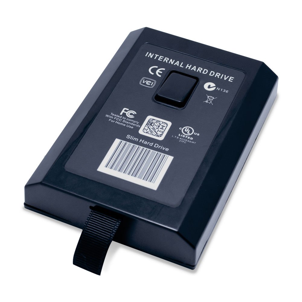 Hyperkin Xbox 360 Slim Hard Drive Enclosure - Portable External Storage Case for Data Transfer & Backup (Black) - Perfect for Gaming, File Storage & Travel Use