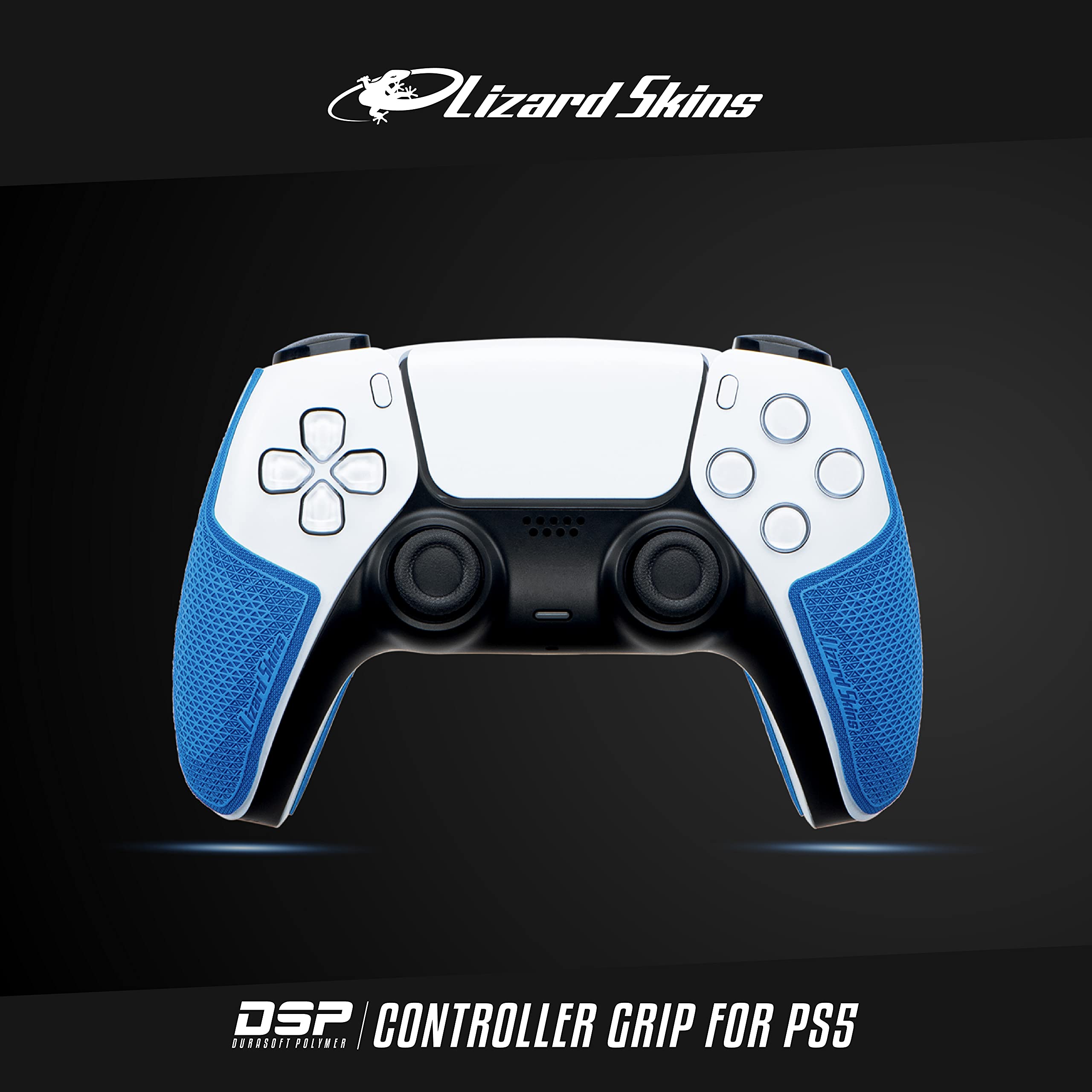 Lizard Skins PS5 Controller Grip - 0.5mm DSP Non-Slip Grip for Playstation 5 - Easy to Install Pre-Cut Pieces - 10 Color Options (Phantom Camo) - Perfect for Gaming, Esports & Long Play Sessions