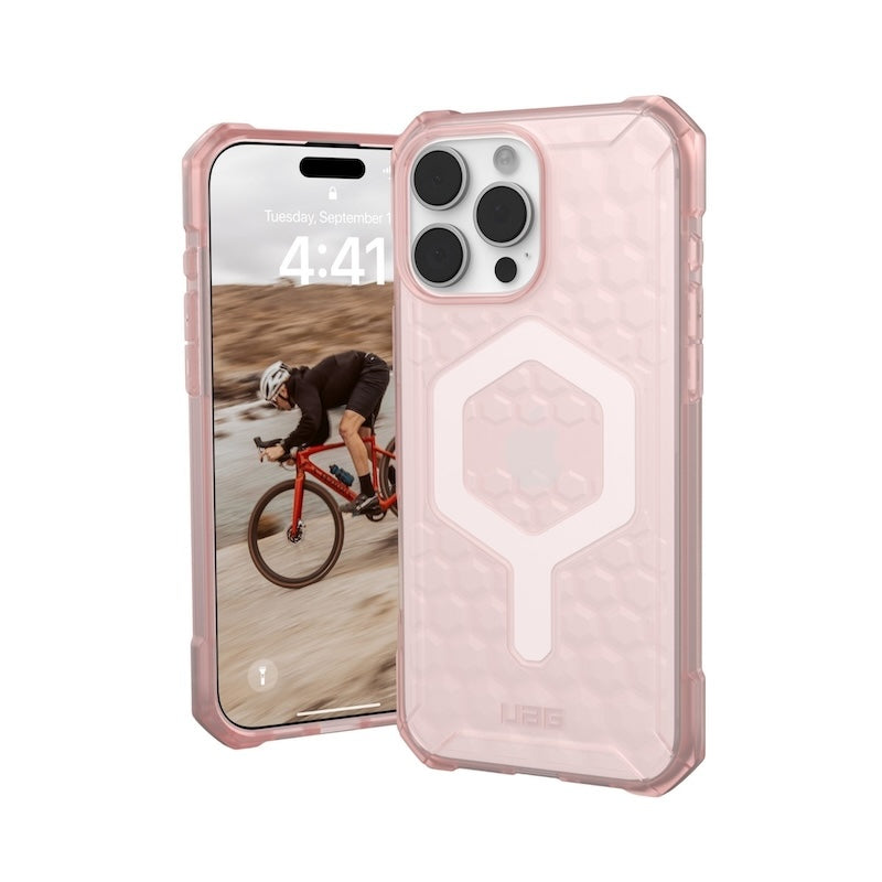 UAG Essential Armor Case for iPhone 16 Pro Max - Rugged Protective Cover with Military Drop Tested (Pink) | Perfect for Outdoor Adventures & Daily Protection
