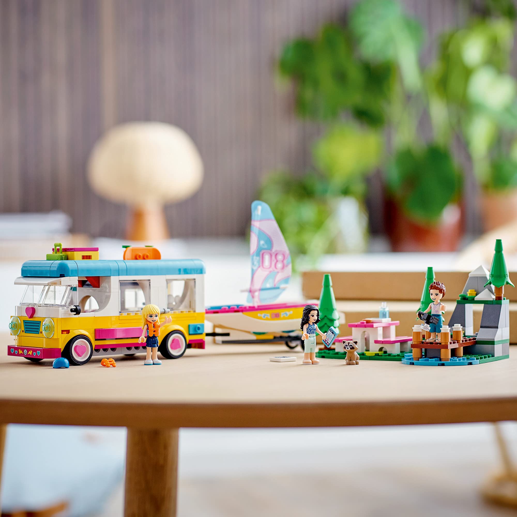 LEGO Friends Forest Camper Van and Sailboat 41681 Building Kit - 487 Pieces Creative Toy Set for Kids, New 2021 | Perfect for Imaginative Play, Birthday Gifts & STEM Learning Activities
