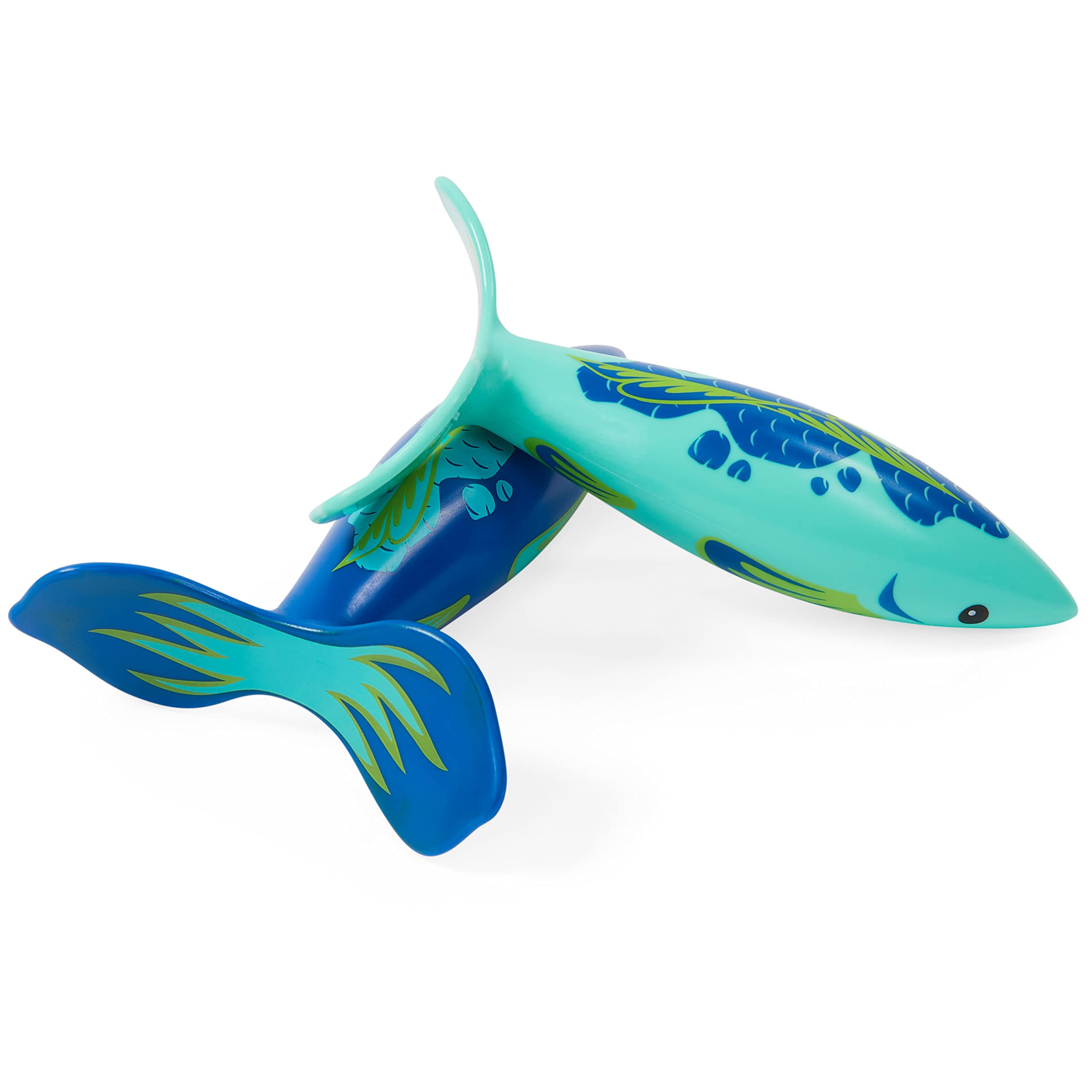 SwimWays Swirl Divers Kids Fish-Shaped Pool Diving Toys (2 Pack) - Fun Bath & Pool Party Supplies for Children Ages 5+ | Perfect for Summer Swimming, Backyard Pool Games & Birthday Party Favors
