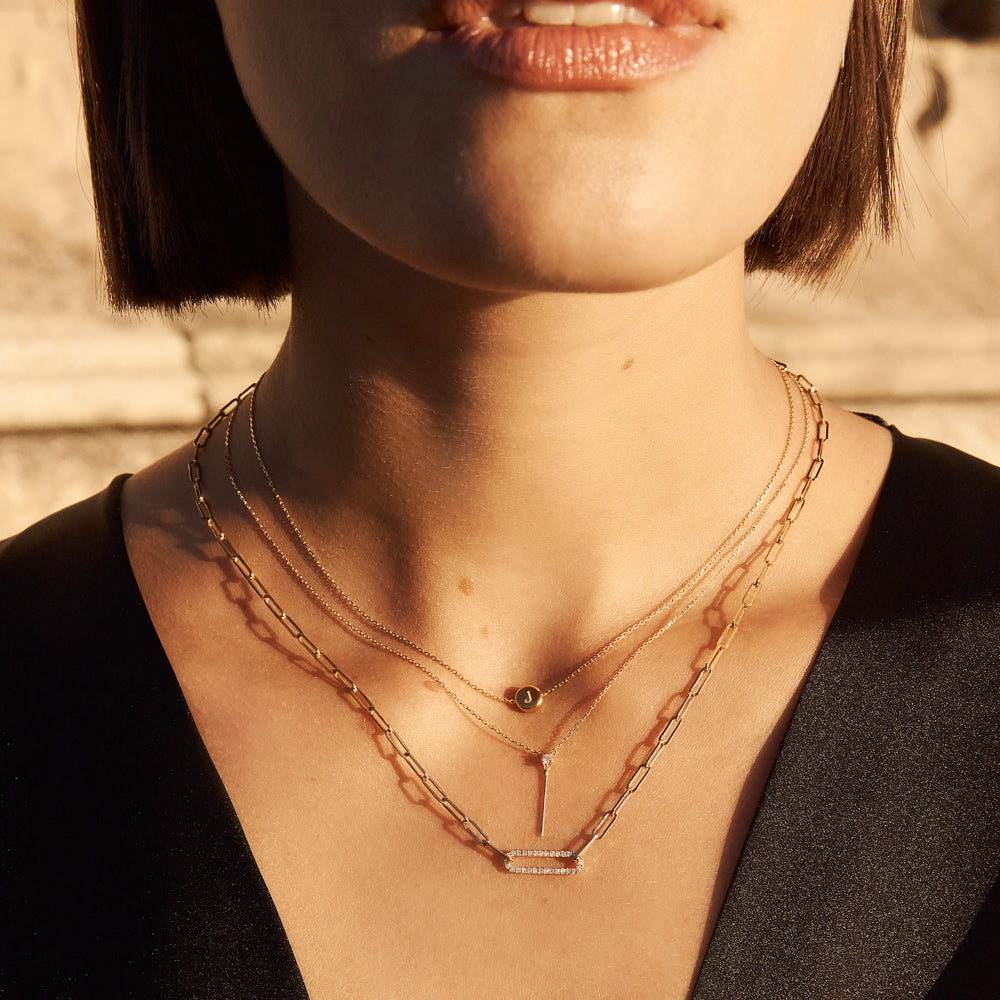 10k Gold Diamond Lariat Y Necklace for Women - Elegant Layered Pendant Necklace for Party, Wedding & Everyday Wear