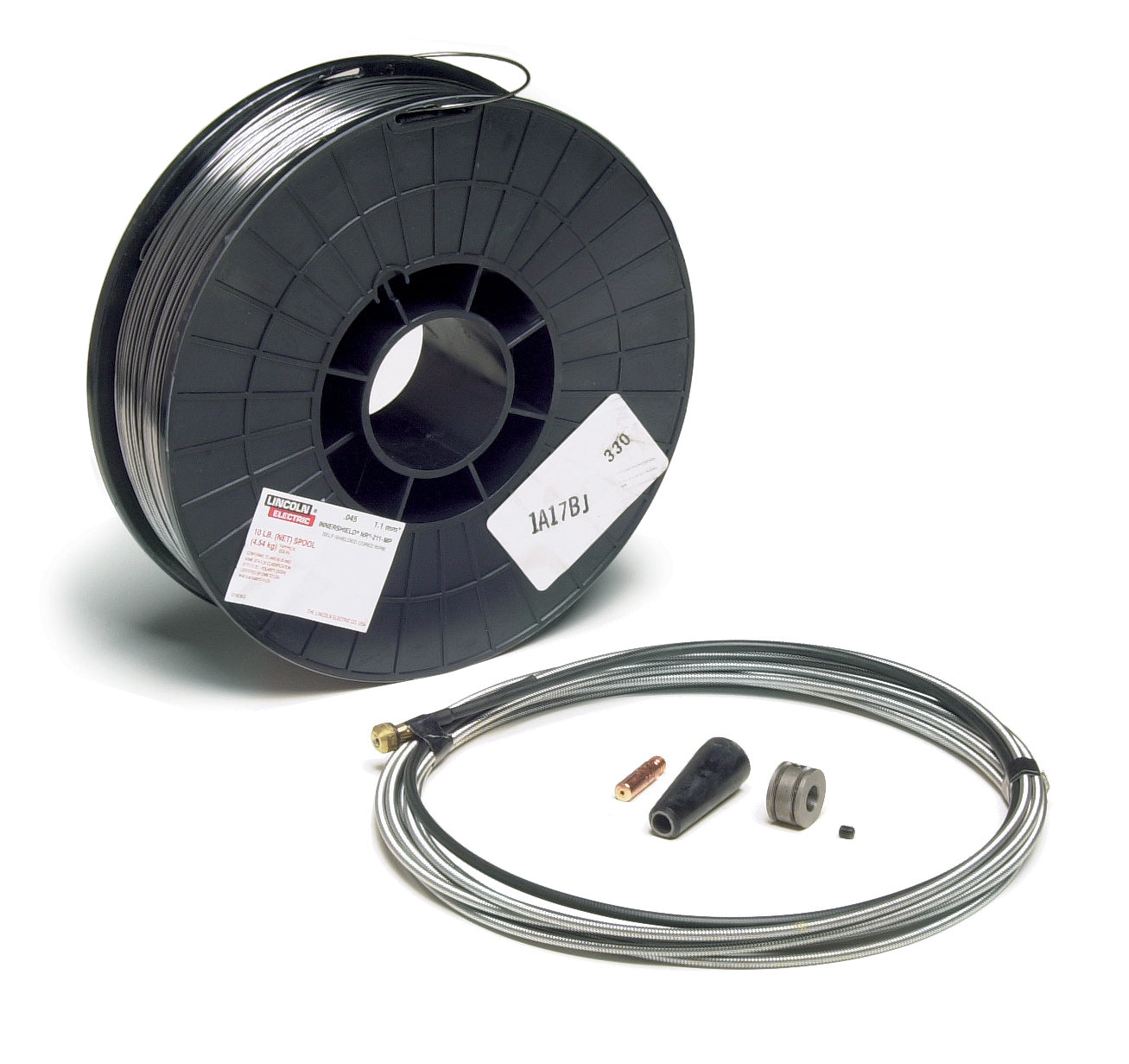 Lincoln K549-2 .045 Flux Core Welding Wire Kit - Ideal for DIY Projects, Home Repairs & Metal Fabrication