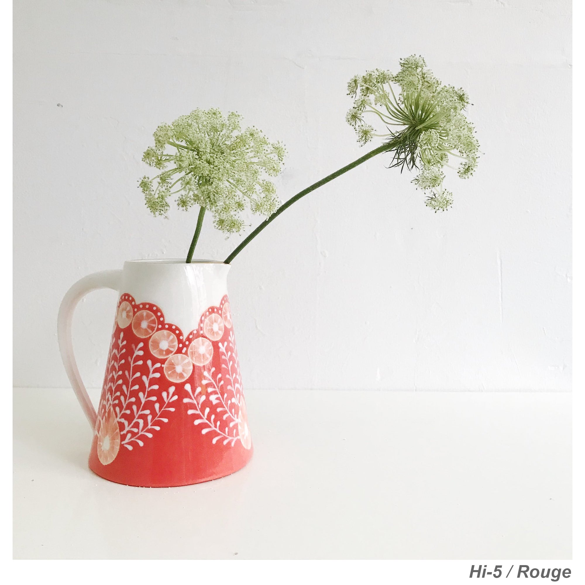 Custom Small Pitcher - Handcrafted Ceramic Pitcher for Milk, Juice & Water - Perfect for Home, Kitchen & Dining Table Decor
