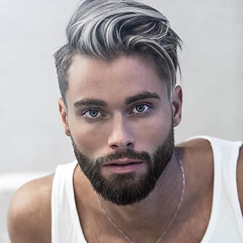 1B Mixed 80% Gray White Color
