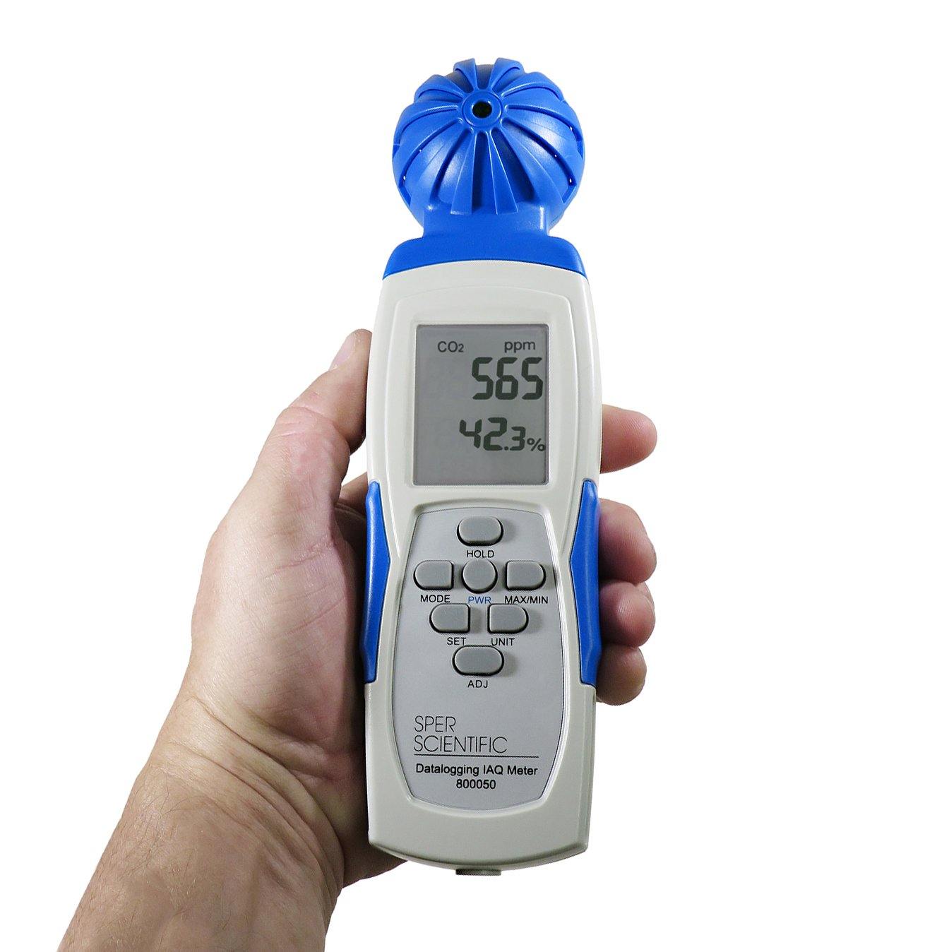 Accurate Digital Indoor Air Quality Monitor - CO2, Temperature, Humidity Sensor for Home, Office & School - Improve Health & Productivity