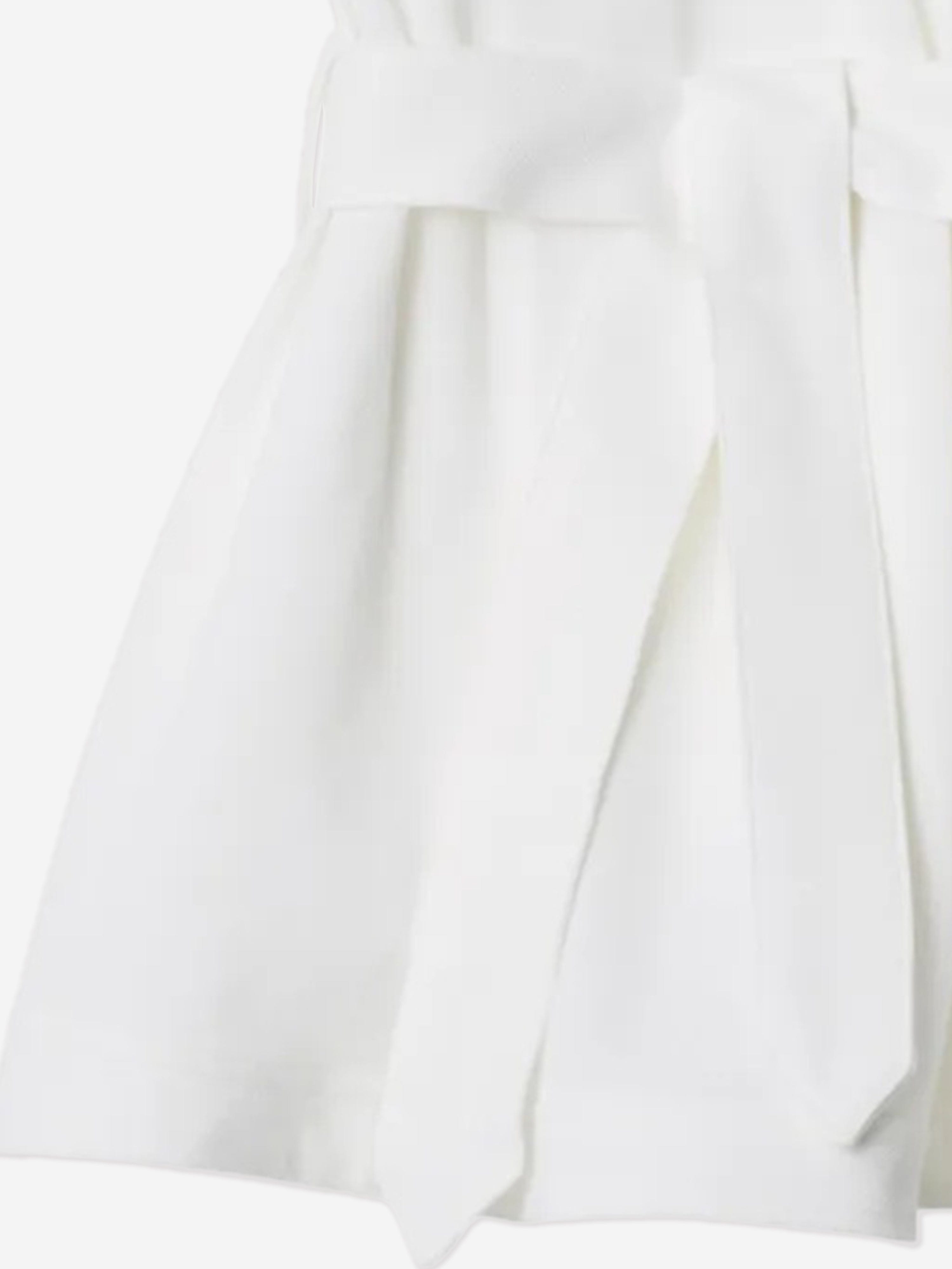 Baby Girls White Check Collar Astrid Dress - Perfect for Birthday Parties, Photo Shoots & Special Occasions