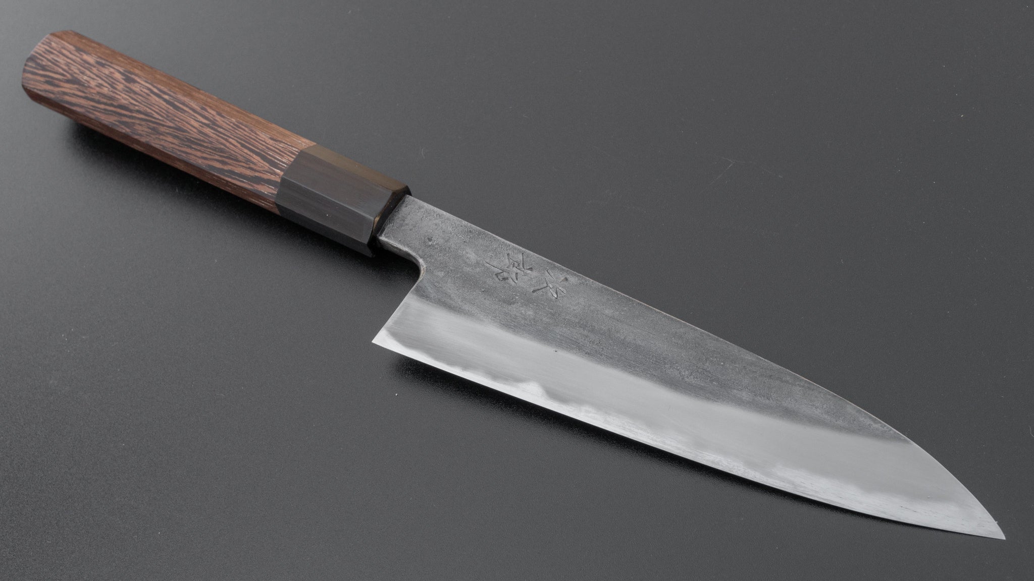 Premium Jiro Tsuchime Petty Knife 150mm - Japanese High Carbon Steel Blade with Taihei Tagayasan Handle (#090) - Perfect for Sushi, Vegetables & Precision Kitchen Tasks