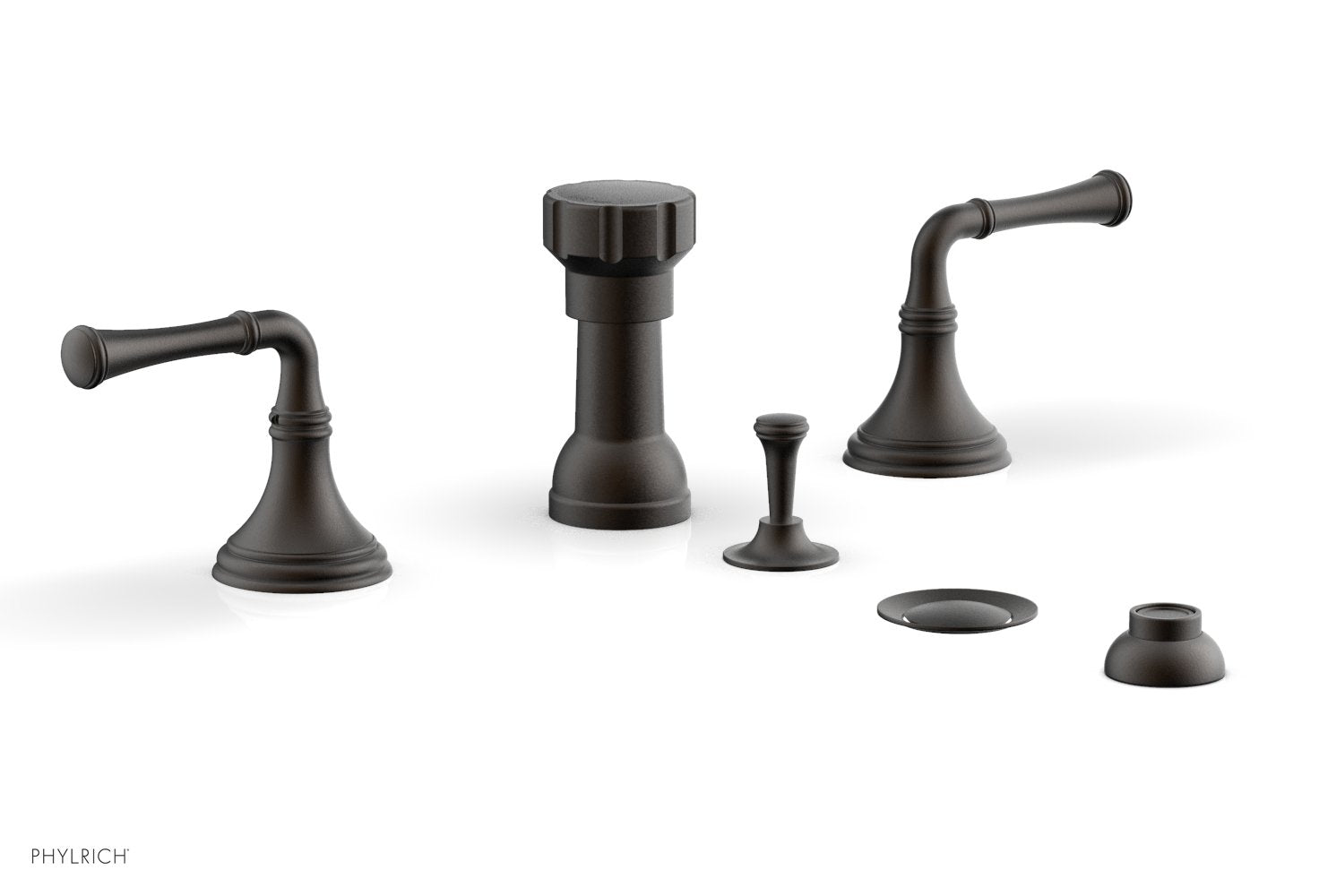 3RING Four Hole Bidet Set D4205 - Stainless Steel Bidet Sprayer with 4 Holes for Toilet, Bathroom Hygiene & Cleaning - Perfect for Home, RV, and Travel Use
