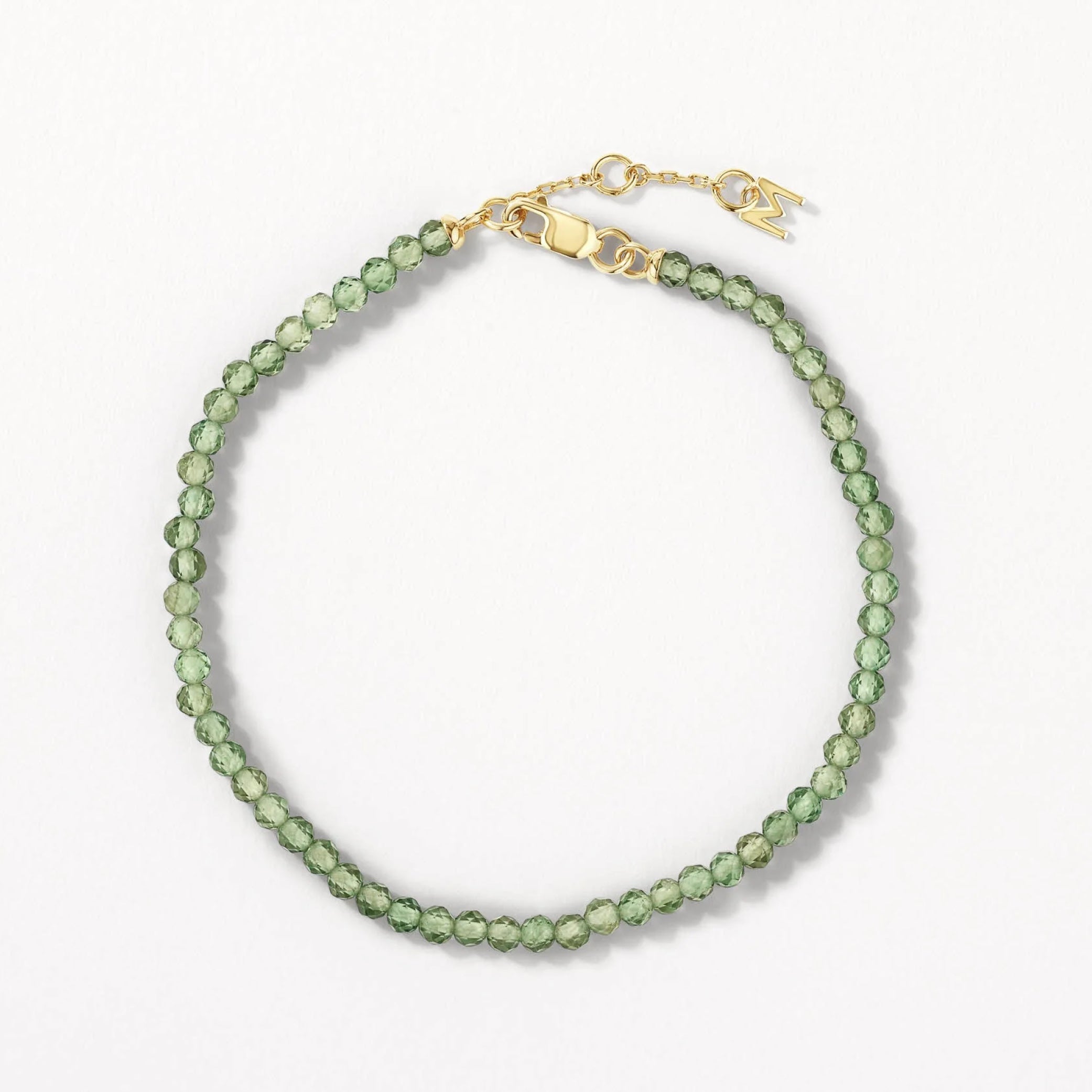 Gold Micro Aventurine Bead Bracelet for Women - Elegant Healing Crystal Jewelry for Meditation, Yoga & Positive Energy - Perfect Gift for Spiritual Wellness