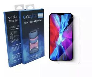 Nuglas Tempered Glass Screen Protector for iPhone 12 & 12 Pro - 9H Hardness, HD Clear, Anti-Scratch, Bubble-Free Installation - Perfect for Daily Use, Gaming, and Outdoor Activities
