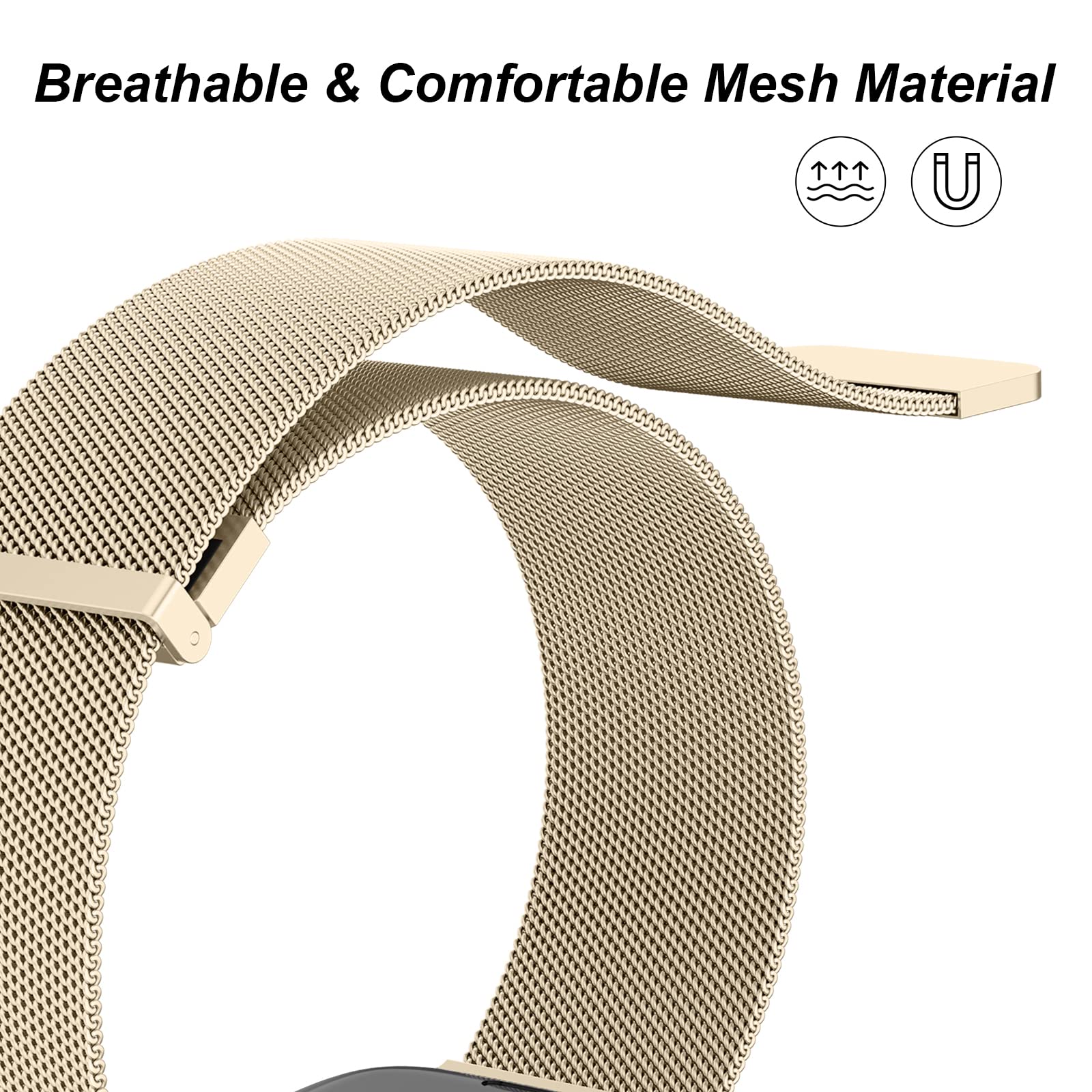 Stainless Steel Apple Watch Band Compatible with Series Ultra/8/7/6/5/4/3/2/1/SE - Adjustable Mesh Replacement Strap for 38mm/40mm/41mm/42mm/44mm/45mm/49mm iWatch - Perfect for Workouts, Office Wear & Everyday Use (Men & Women)