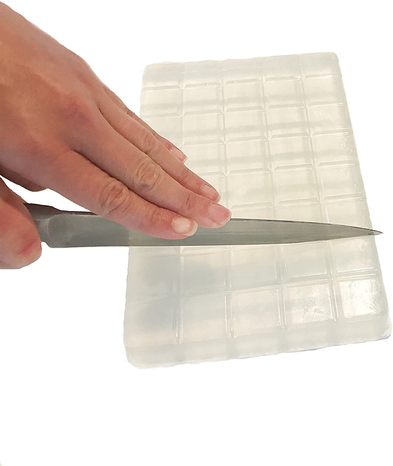 Premium Diamond Clear Melt and Pour Soap Base - 2 lb Block for DIY Soap Making, Handcrafted Glycerin Soap, Bath & Body Products - Perfect for Home Spa, Gifts, and Crafting Projects