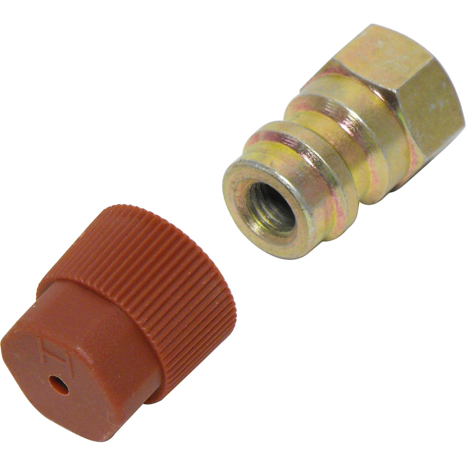 Universal AC Refrigerant Hose Fitting FT 7608SRC - Compatible with Most Air Conditioners | Perfect for HVAC Repair & Maintenance