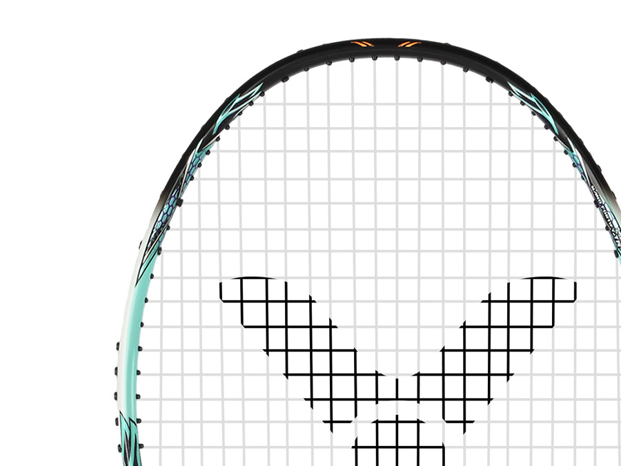 Victor Auraspeed 90K Metallic Badminton Racket - Professional Carbon Fiber Badminton Racquet for Advanced Players - Perfect for Tournaments & Training Sessions