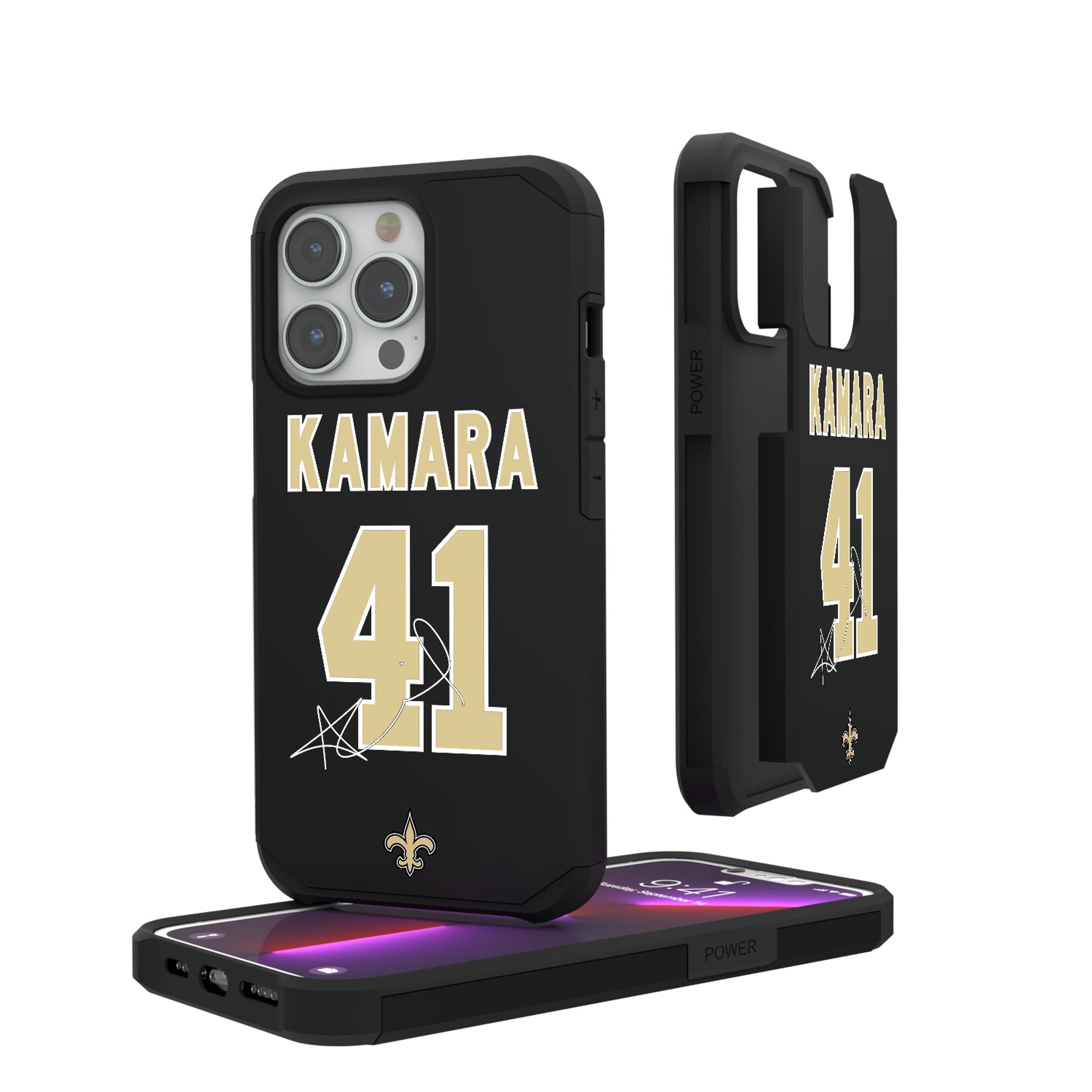 Alvin Kamara New Orleans Saints NFL Football Team Rugged Shockproof Phone Case - Perfect for Game Day & Outdoor Adventures