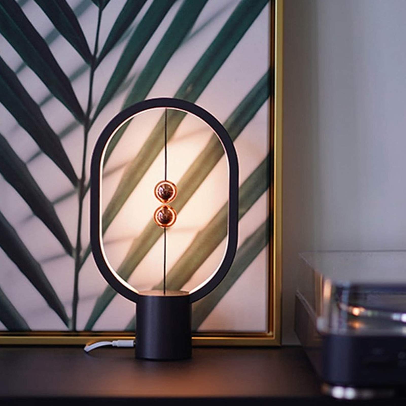Atyhao Heng Magnetic Levitation Balance Lamp - Smart LED Floating Night Light for Home, Dorm, Office Desk | Creative Birthday Gift & Modern Decor | Perfect for Bedroom, Study, and Relaxation