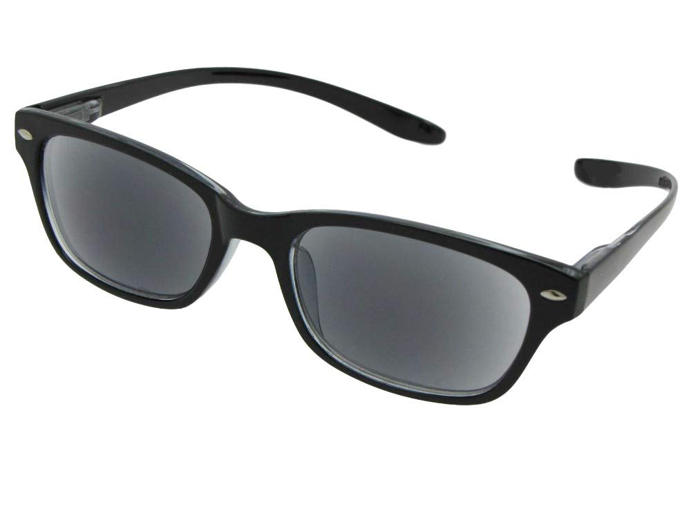 Full Lens Reading Sunglasses R57 - Bifocal Prescription Glasses for Men & Women - UV Protection for Outdoor Reading, Driving, and Fishing