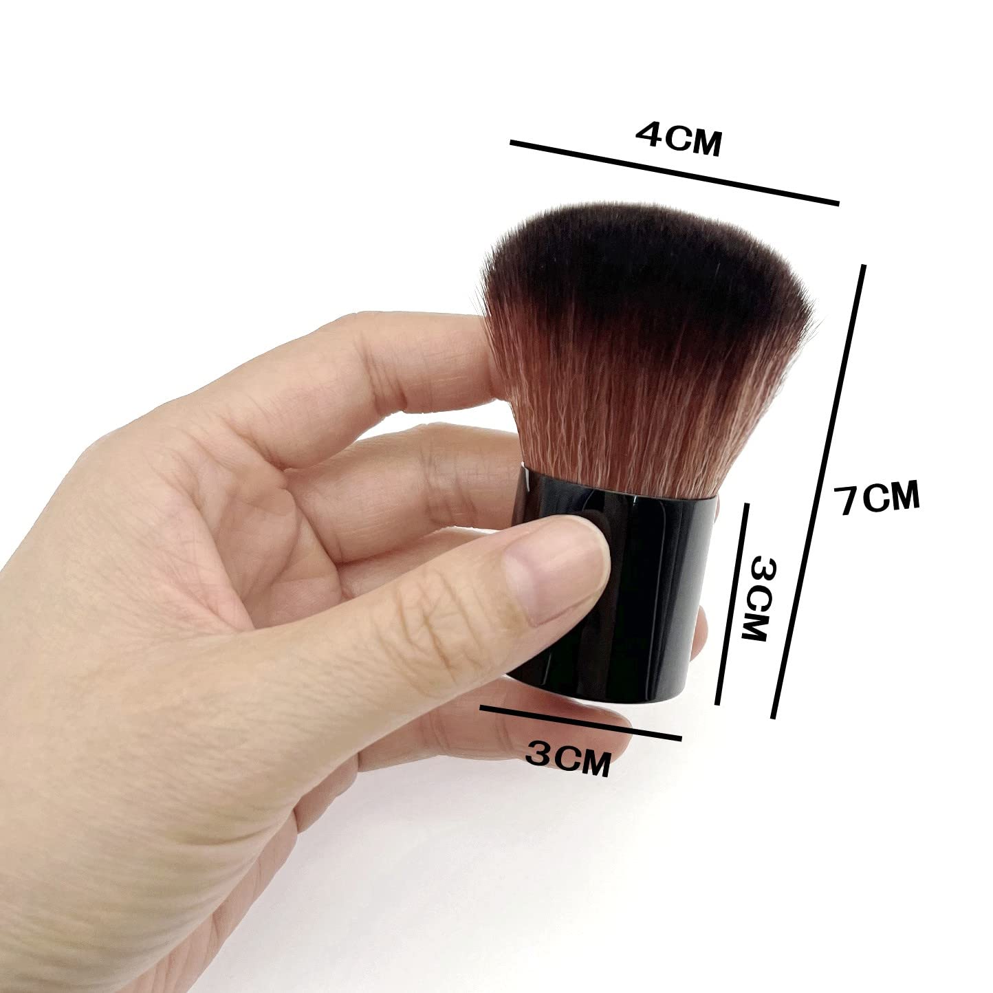 Professional Soft Face Powder Brush - Blush & Bronzer Makeup Tool for Travel