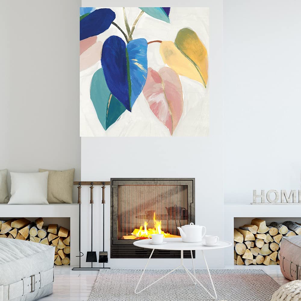 Bright Mood Fine Art Canvas Wall Decor by Artist Isabelle Z - 37x37 Inch Ready to Hang Painting for Living Room, Bedroom, Office & More - Perfect for Home, Kitchen, Bathroom & Dining Room Decor