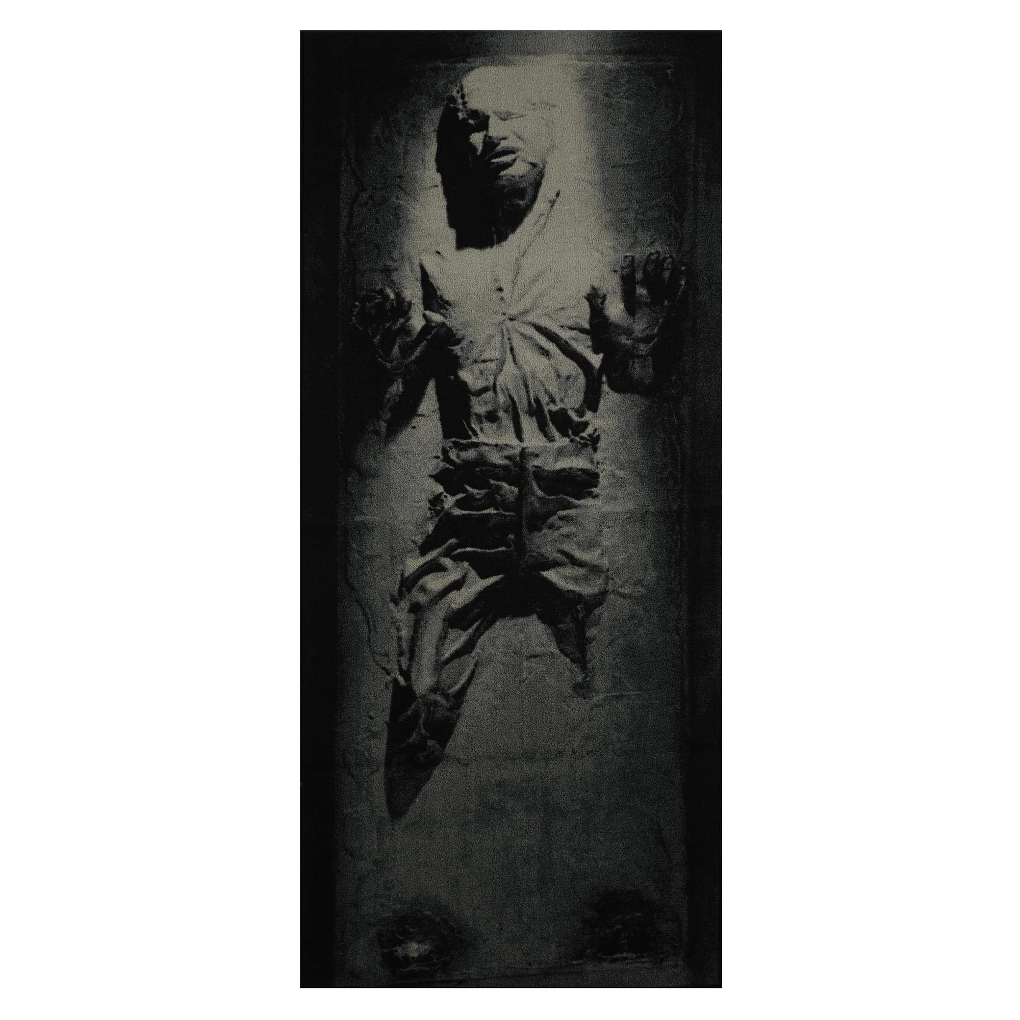 STAR WARS Han Solo in Carbonite Rug - 32x72 Inch Large Living Room Area Rug - Sci-Fi Decor for Star Wars Fans - Perfect for Bedroom, Game Room & Home Theater