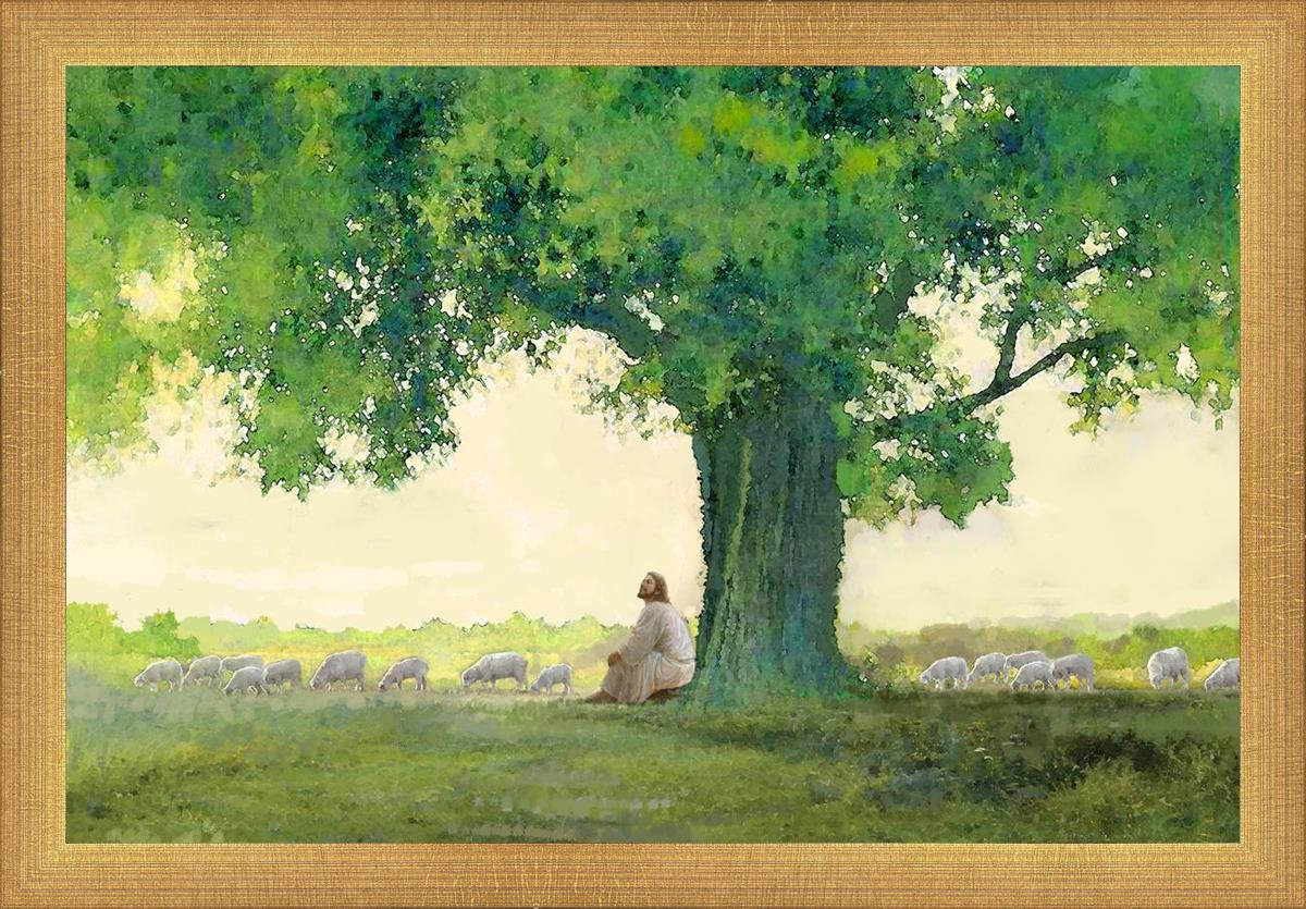 Morning Solace By Yongsung Kim - Inspirational Christian Wall Art for Home & Office Decor - Perfect for Living Room, Bedroom, or Gift