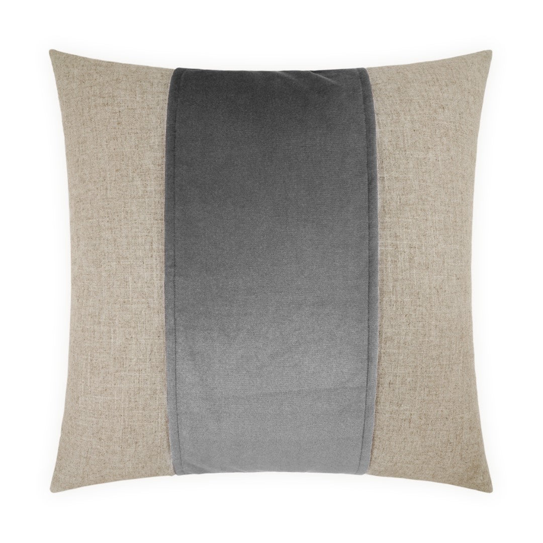 Premium Jefferson Band Pillow in Graphite - Comfortable Neck & Back Support for Office, Travel & Home Use