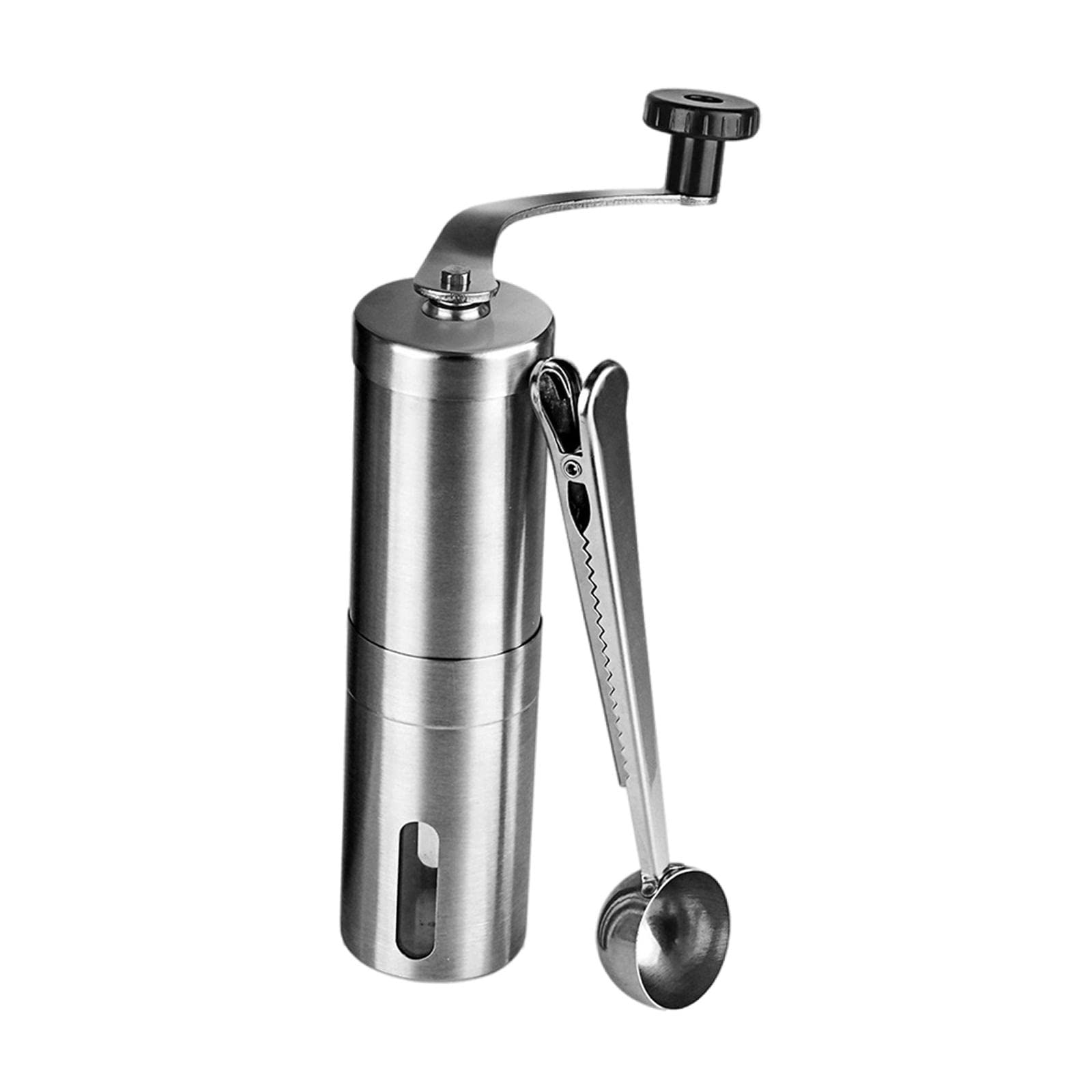Premium Portable Manual Coffee Grinder - Adjustable Ceramic Burr Mill for Fresh Ground Beans | Perfect for Camping, Hiking, Travel, Home Kitchen & Coffee Shops | Compact Hand Crank Espresso Grinder for French Press, Pour Over & Cold Brew