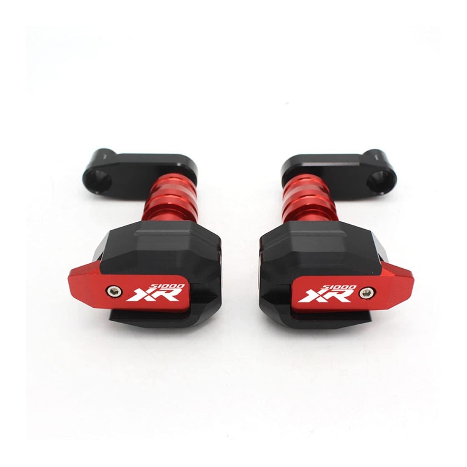 BMW S1000XR 2007-2021 Motorcycle Frame Sliders - Crash Protection Pads, Fairing Guards & Side Protectors (Red) | Anti-Drop Safety Kit for Street & Touring Rides
