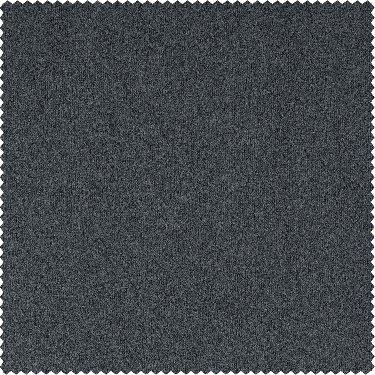 Natural Grey Signature Velvet Roman Shade - Elegant Blackout Window Treatment for Bedroom & Living Room