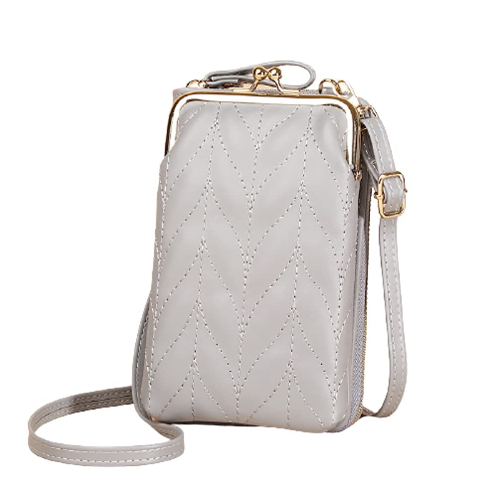 Hanbella Women's Crossbody Phone Bag - Small Shoulder Purse with 14 Credit Card Slots | RFID Blocking Wallet Organizer | Perfect for Travel, Shopping & Everyday Use
