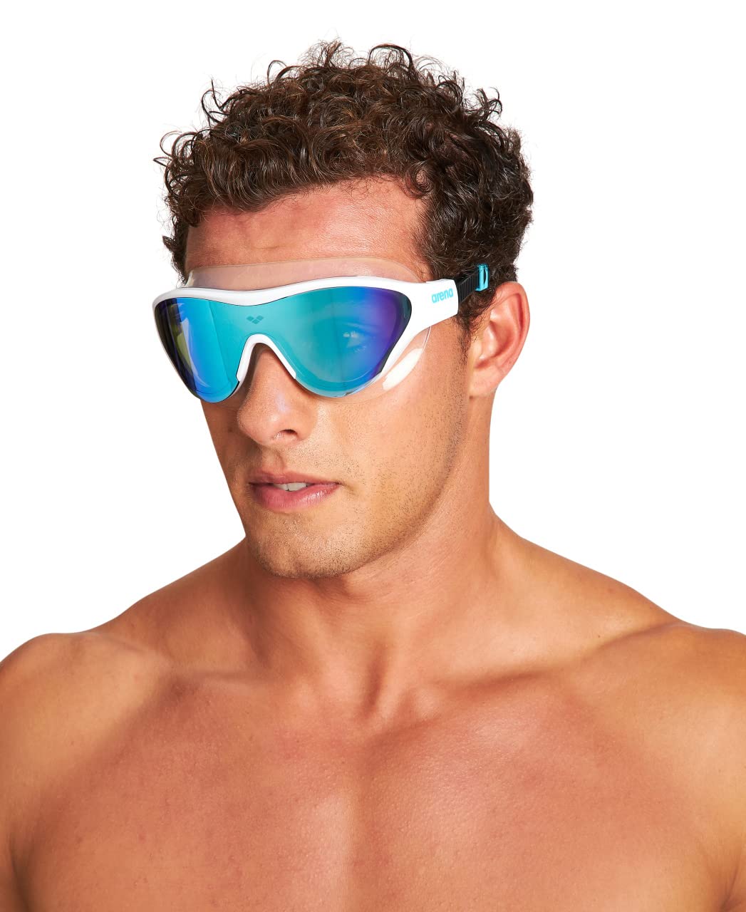 ARENA Unisex Adult The One Swim Mask - Anti-Fog Fitness Swimming Goggles for Men & Women with Large Fit Polycarbonate Mirror/Non-Mirror Lens - Perfect for Lap Swimming, Training & Competitive Swim Meets