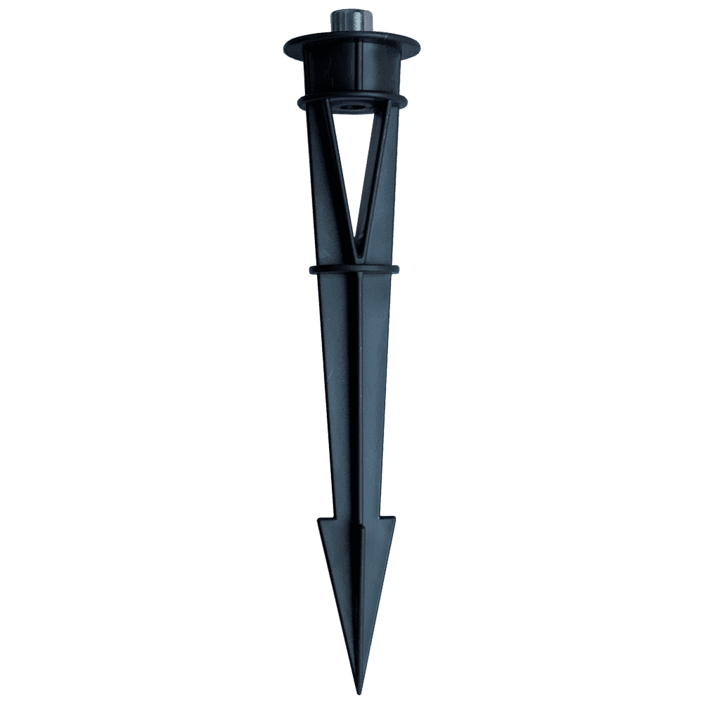 Heavy Duty ABS Plastic Spike for Landscape Lighting Fixtures - Durable Ground Stake for Outdoor Garden Path Lights, Spotlights & Landscape Lighting - Perfect for Yard, Lawn, Garden & Pathway Illumination