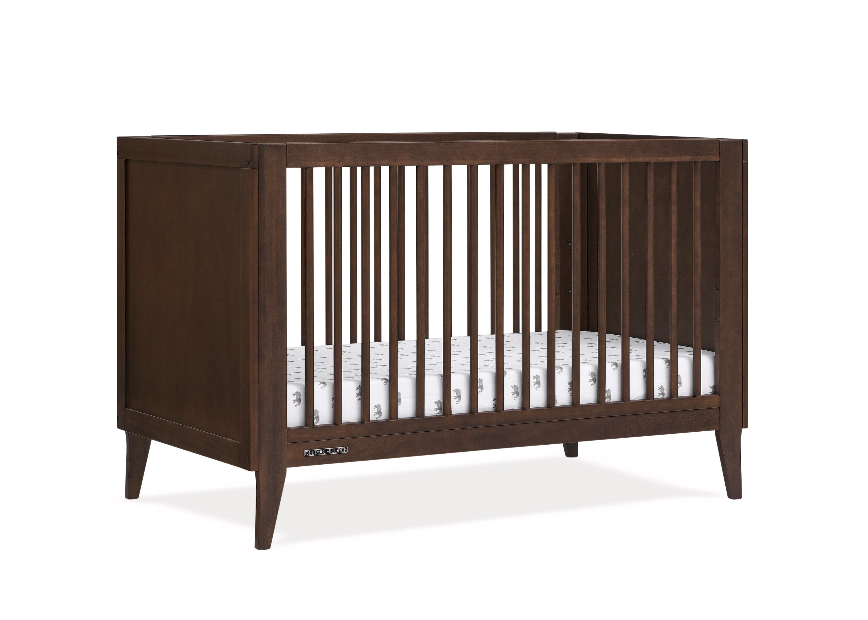 Ollie 4-in-1 Convertible Baby Crib - Toddler Bed, Daybed & Full-Size Bed - Safe & Stylish Nursery Furniture for Newborn to Teen - Perfect for Bedrooms, Daycare & Guest Rooms