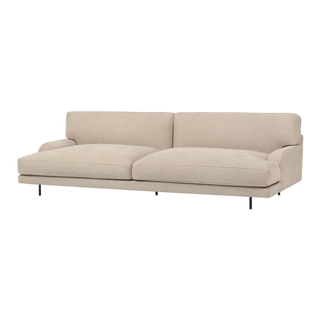 Flaneur 2.5 Seater Sofa - Modern Small Space Couch for Living Room, Apartment & Office - Comfortable Compact Loveseat with Sturdy Frame