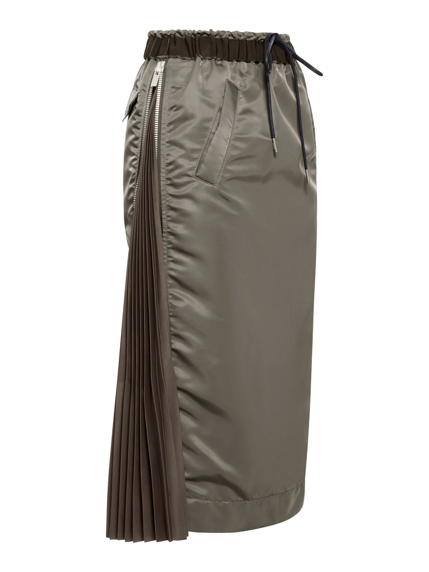 Stylish Nylon Twill Skirt for Women - Lightweight & Comfortable A-Line Skirt for Casual Wear, Office, and Travel