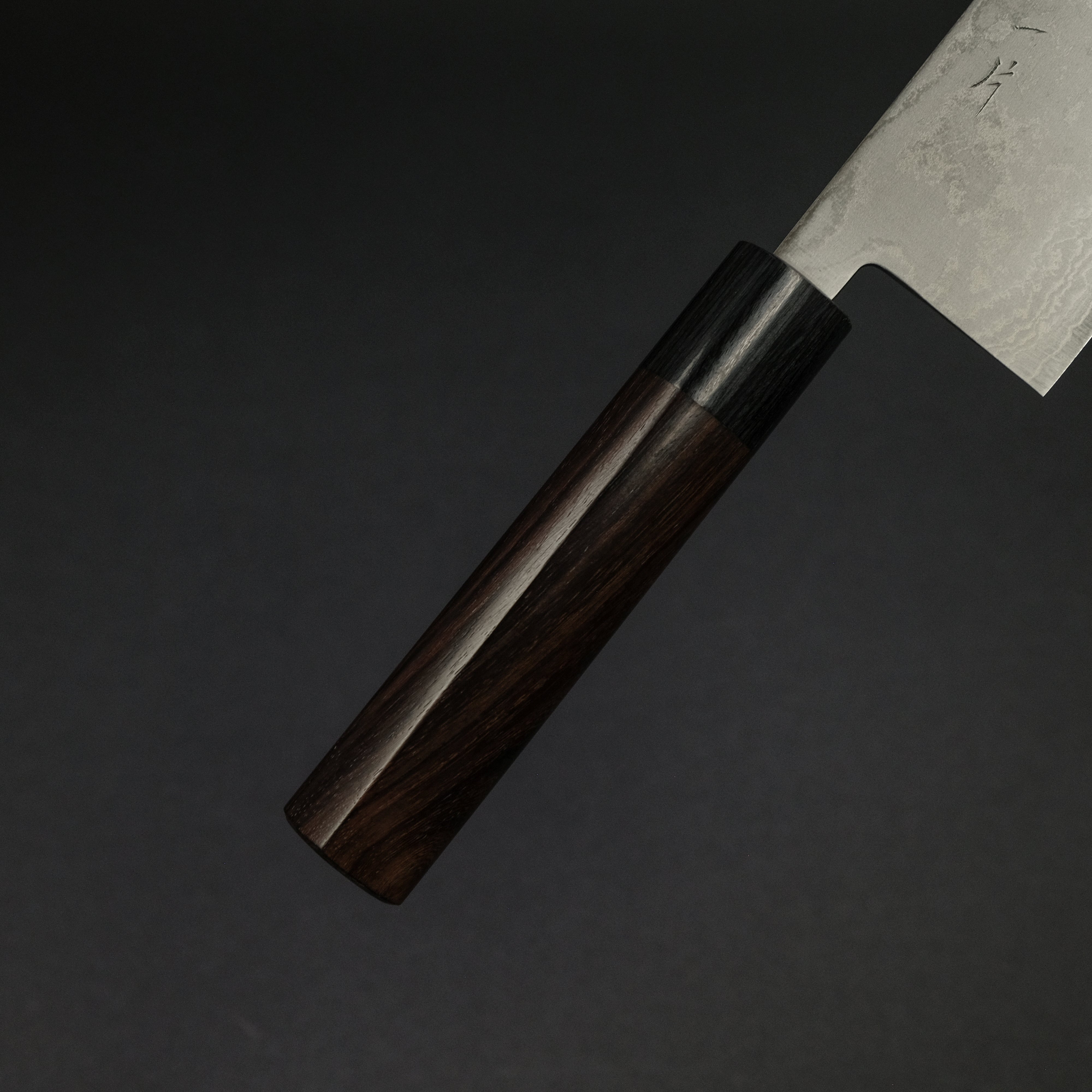 Premium Hitohira NM Damascus Nakiri Knife 165mm - Japanese Chef Knife with Rosewood Handle - Perfect for Sushi, Vegetables & Precision Cutting