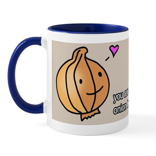 White/Navy Inside - Onion Love Mug