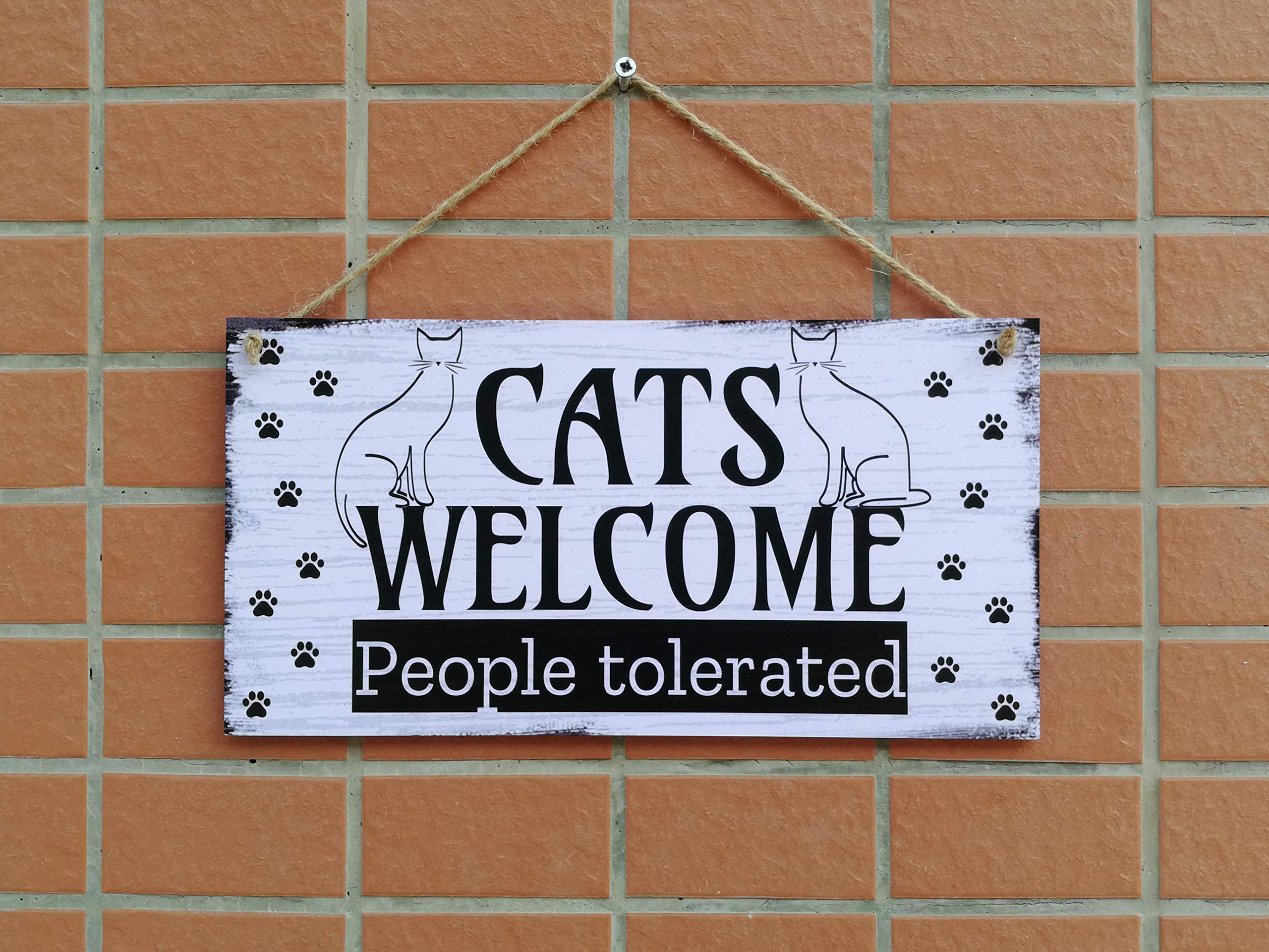 Funny Cat Welcome Sign - 6
