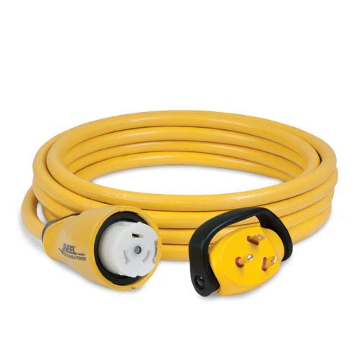 Marinco ParkPower 0310.2640 (P30-504RV-25) 25ft 30A Male to 50A Female RV Power Adapter - Heavy Duty Camper & Travel Trailer Electrical Connector for RV Parks & Campgrounds