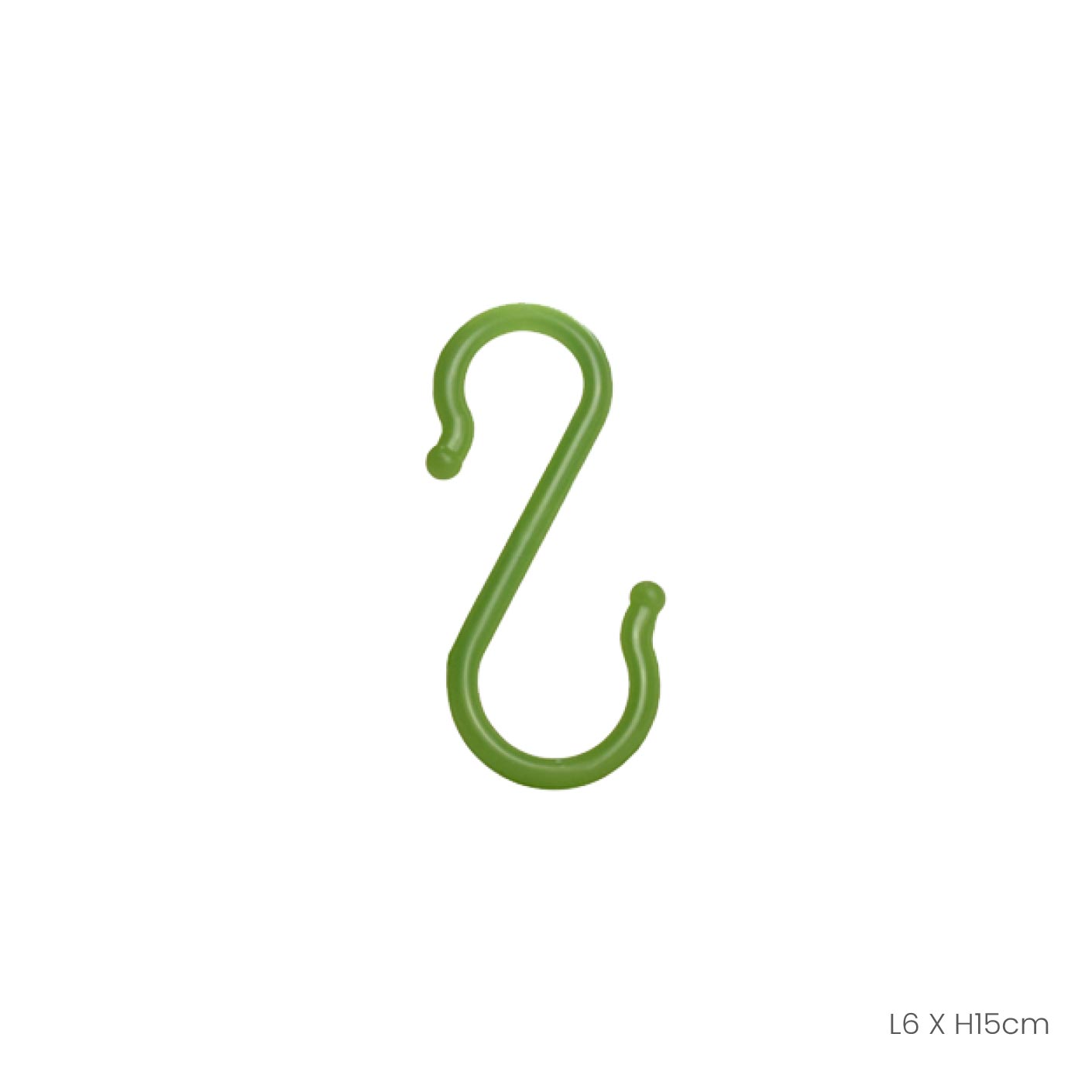4S Plastic S Hooks (Large, 105-Pack) - Heavy Duty Hanging Hooks for Home, Office, Garage, and Storage Organization