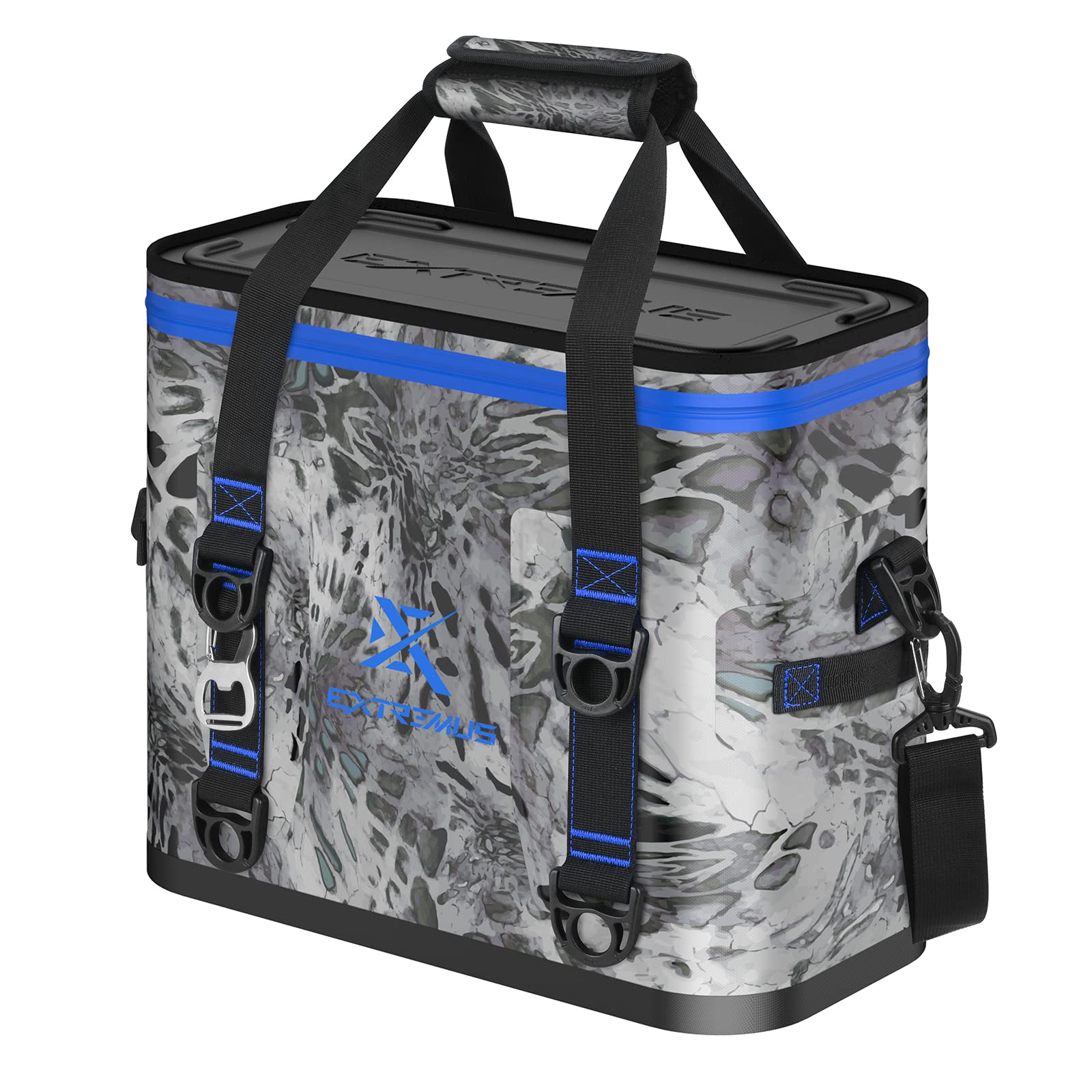 Extremus Rendu Soft Cooler Bag - 12/20/30 Can Insulated Cooler with Leakproof Zipper, Portable Waterproof Beach Cooler for Fishing, Kayaking, Camping, Picnics & Outdoor Adventures | Perfect for Beach Days, Tailgating & Road Trips