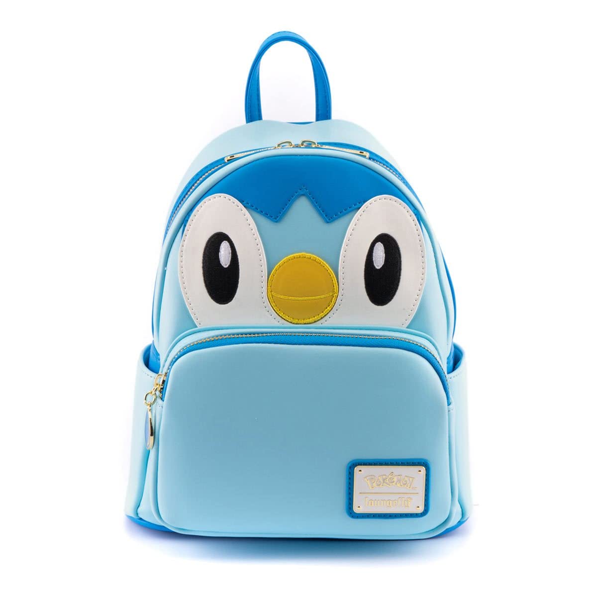 Loungefly Pokemon Piplup Cosplay Women's Double Strap Shoulder Bag Purse - Cute Anime Backpack for Collectors, Conventions & Everyday Use