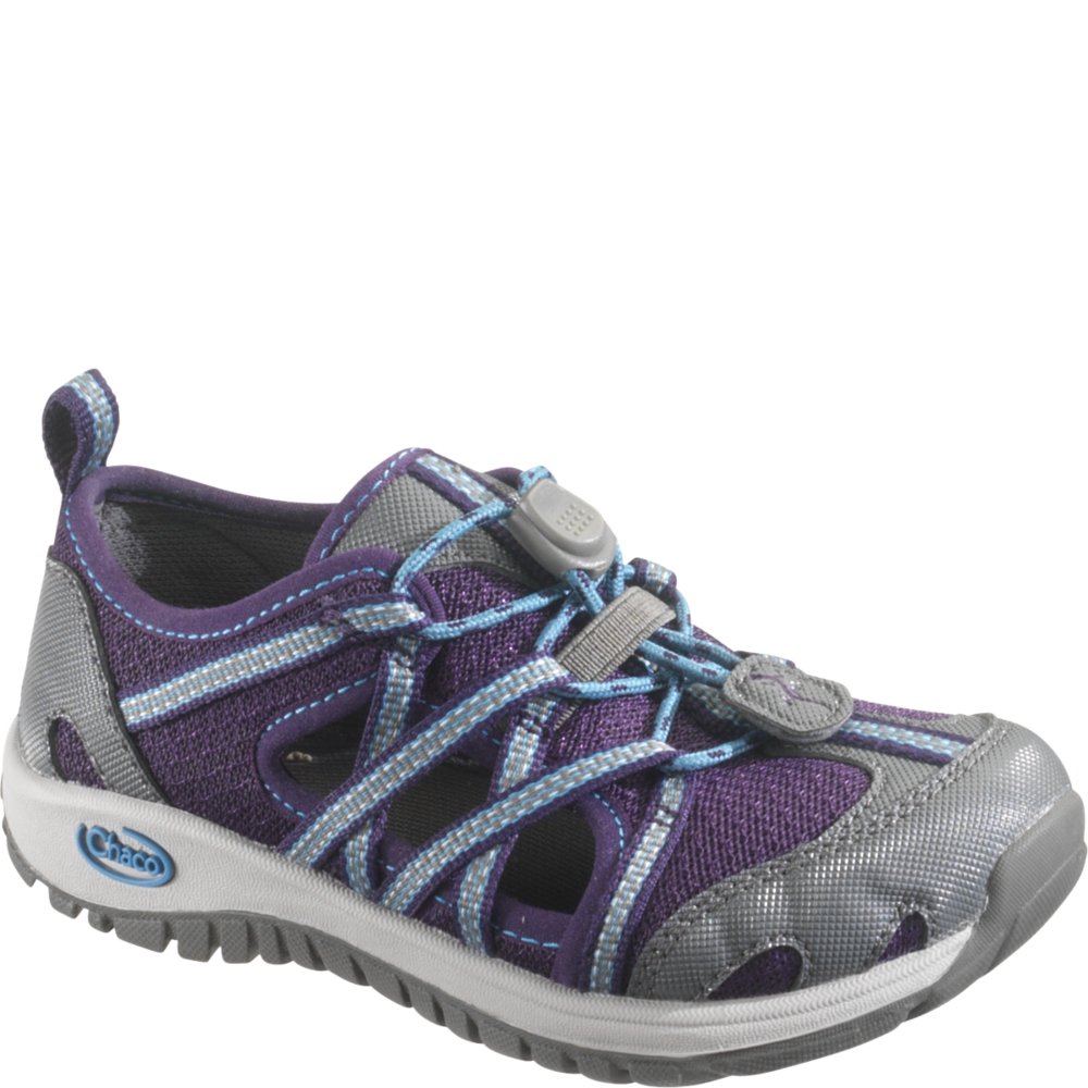 Chaco Outcross Kids Hiking Shoes for Boys & Girls - Waterproof & Durable Outdoor Adventure Footwear (Little Kid/Big Kid) - Perfect for Trail Walking, Camping, and Backyard Exploration