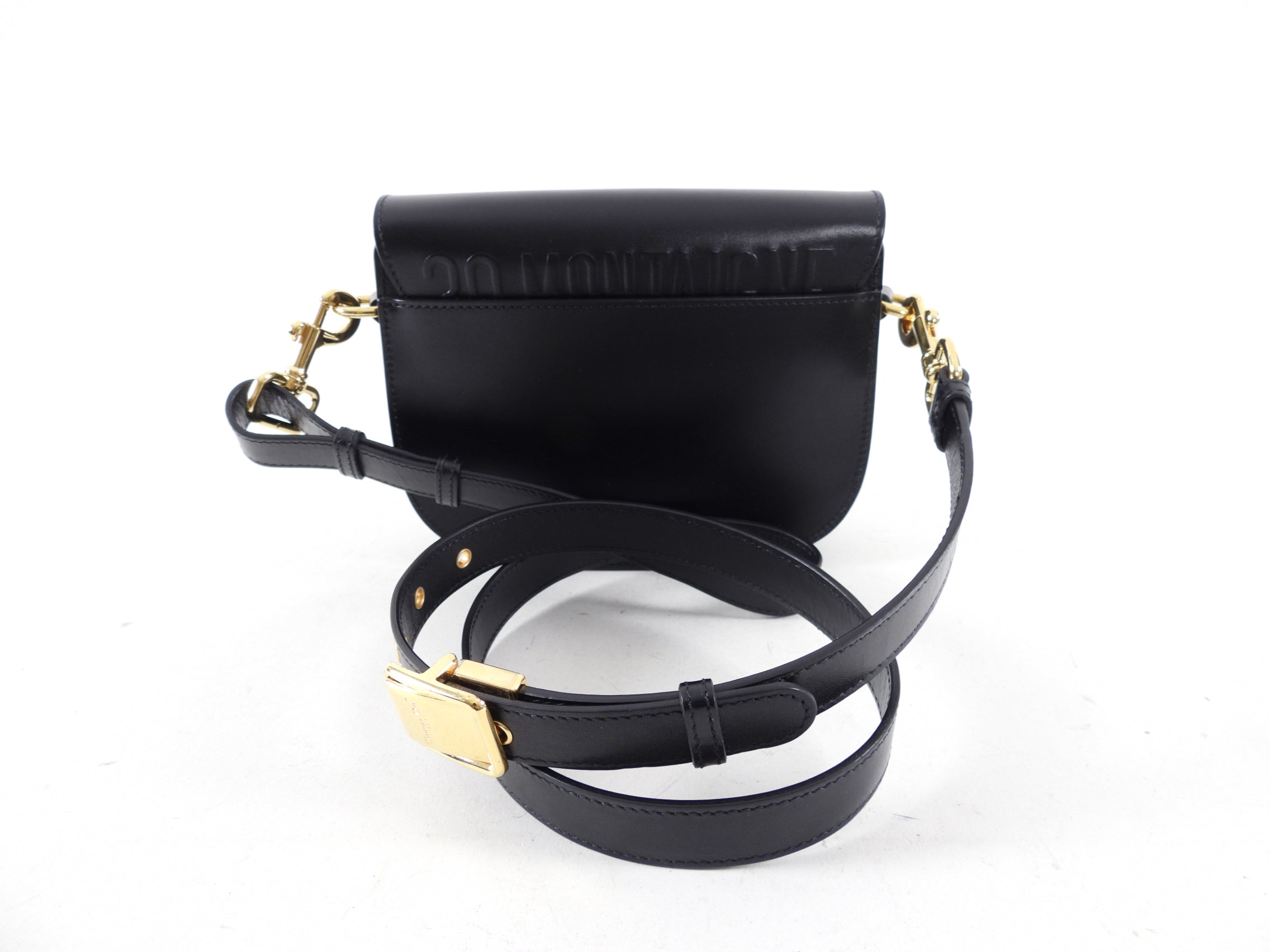Dior Black Leather Small Bobby Crossbody Saddle Bag for Women | Luxury Designer Handbag for Everyday Use, Parties & Date Nights