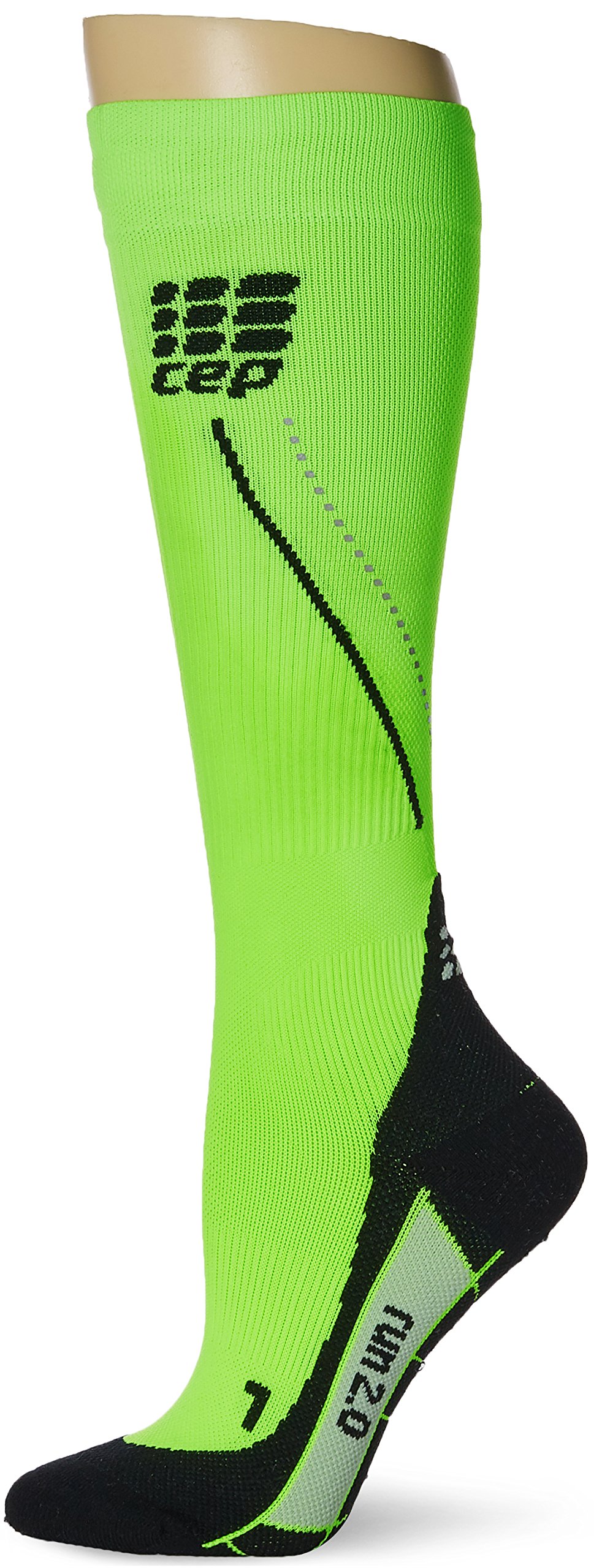 CEP Women's Progressive+ 2.0 Night Run Socks - Reflective Running Socks for Women with Compression Support, Moisture-Wicking & Anti-Blister Technology - Perfect for Night Jogging, Marathon Training & Outdoor Workouts
