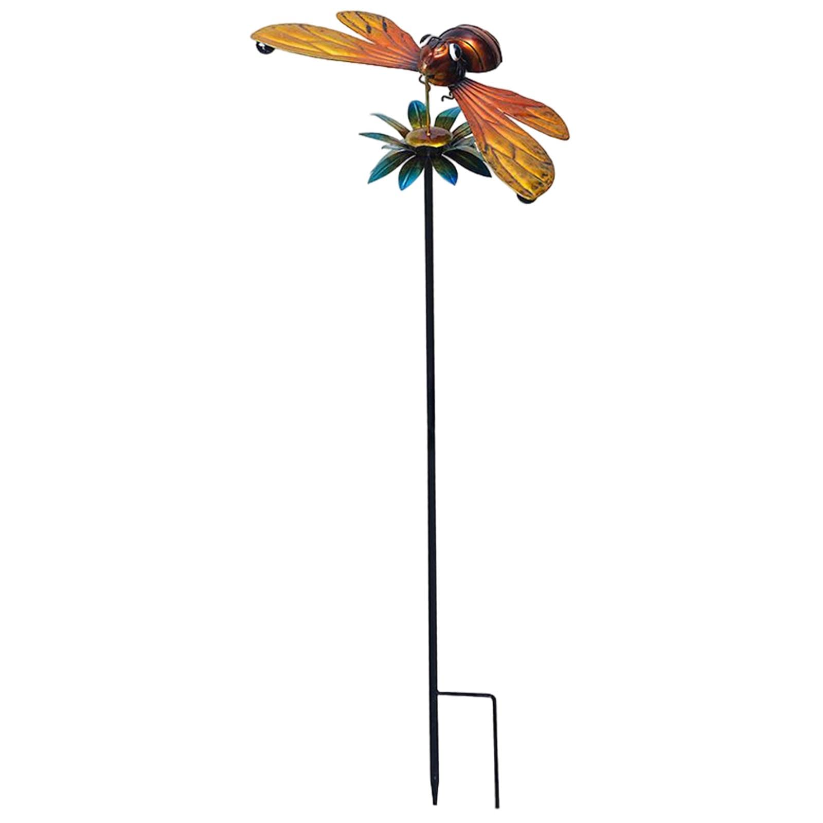 B Baosity Animal Garden Stakes - Decorative Outdoor Animal Statues for Patio, Lawn & Pathway Decor - Honeybee Design for Yard & Garden Landscaping