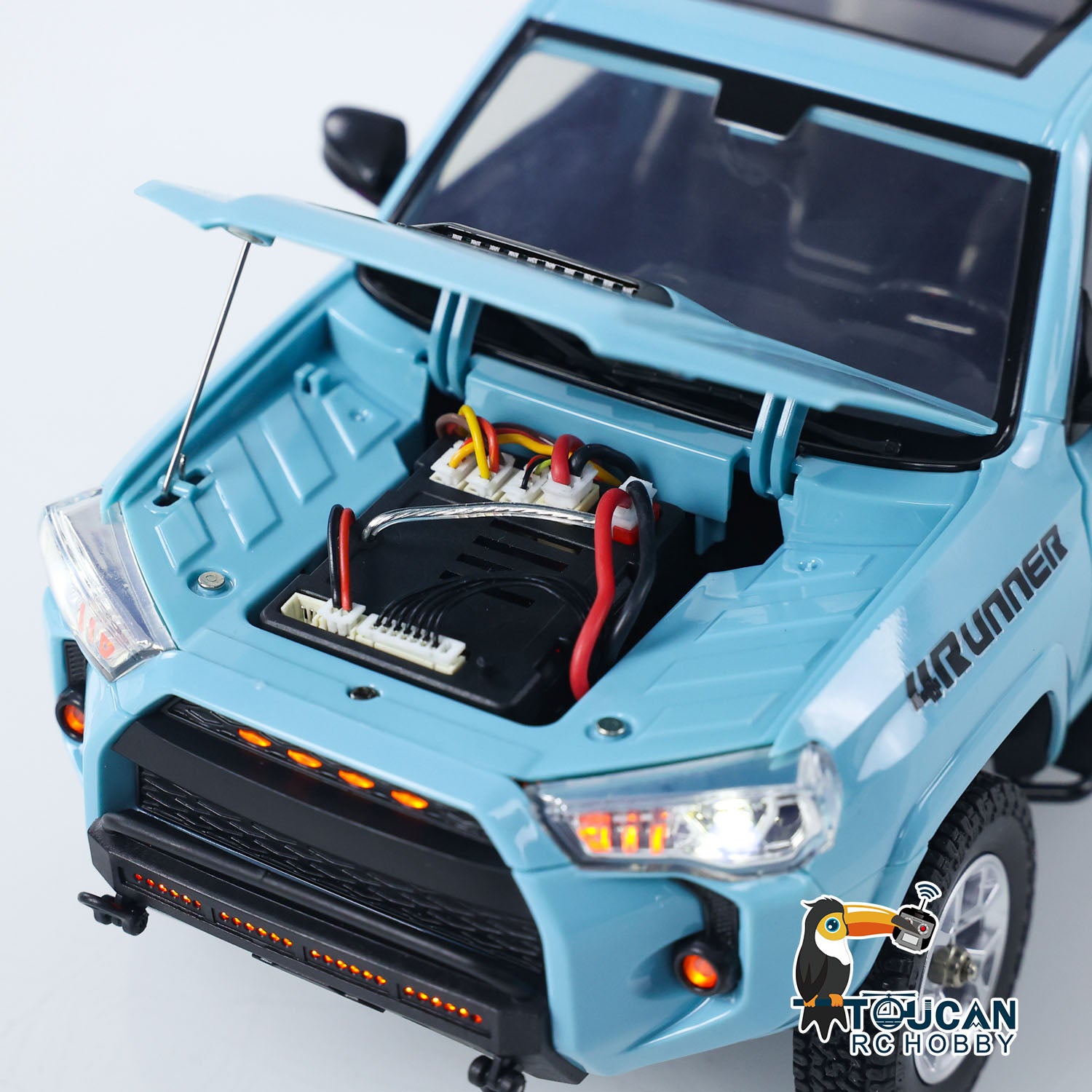 1/18 Scale HG 4x4 RC Off-Road Vehicle - Remote Control Crawler Car with Upgraded 4Runner Simulation (Painted & Assembled) - Perfect for DIY Model Enthusiasts & Outdoor Adventure Play