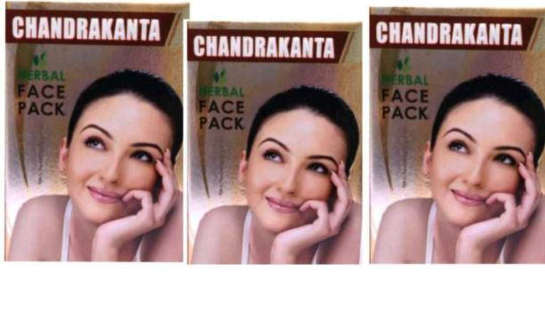 Chandrakanta Face Pack - Pack of 3 | Natural Skin Brightening & Glow Boosting Treatment | Perfect for Daily Skincare Routine & Spa Days